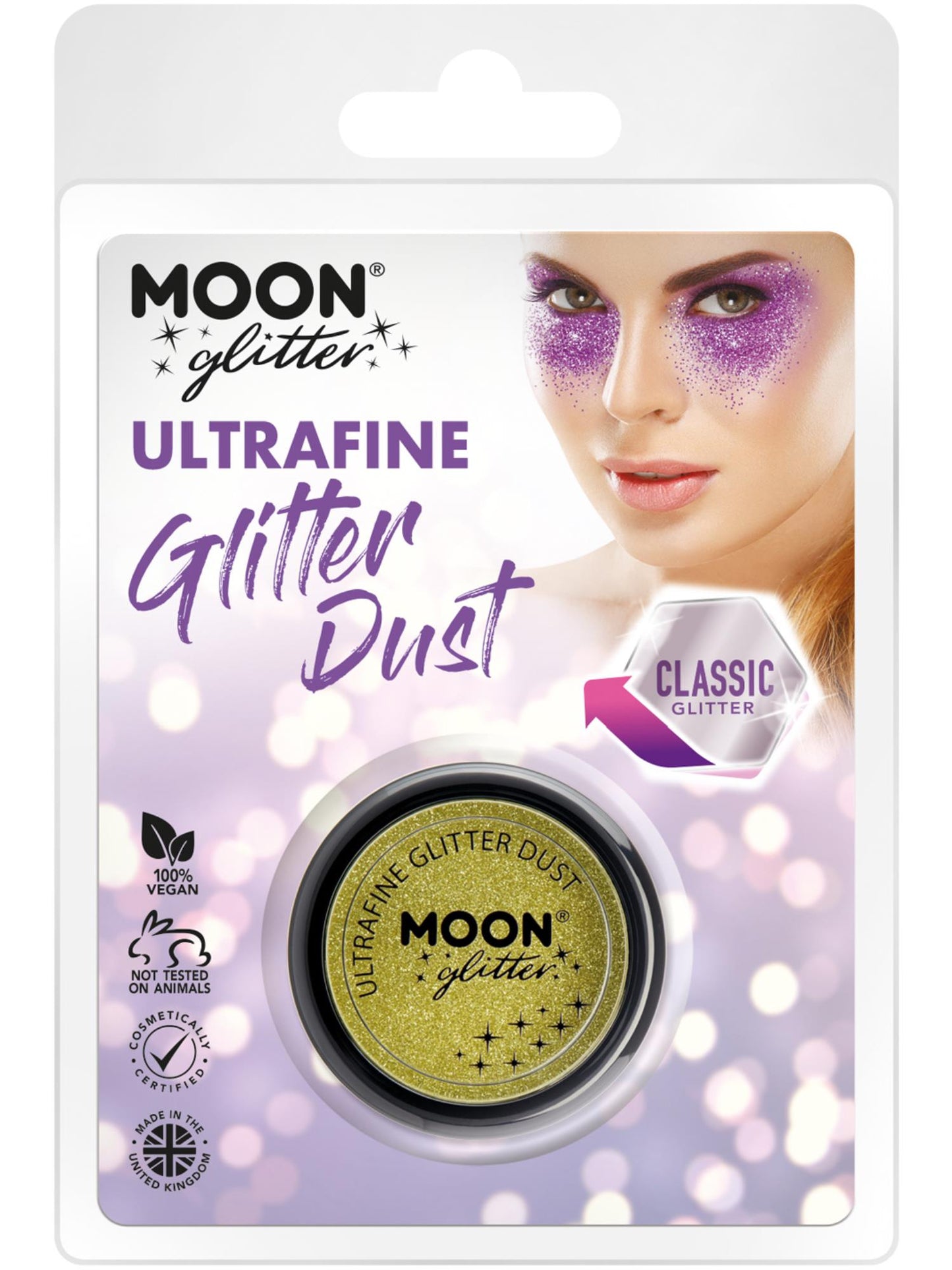 Moon Glitter Classic Ultrafine Glitter Dust, Gold Wholesale
