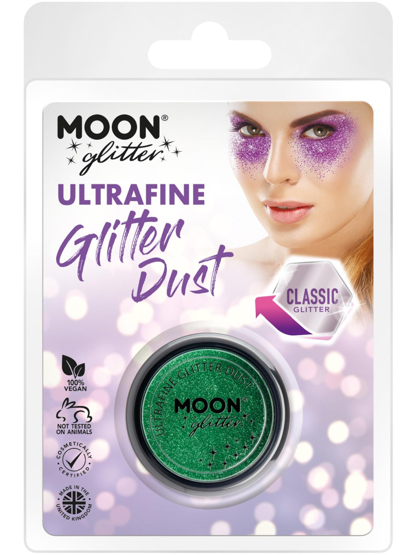 Moon Glitter Classic Ultrafine Glitter Dust, Green Wholesale
