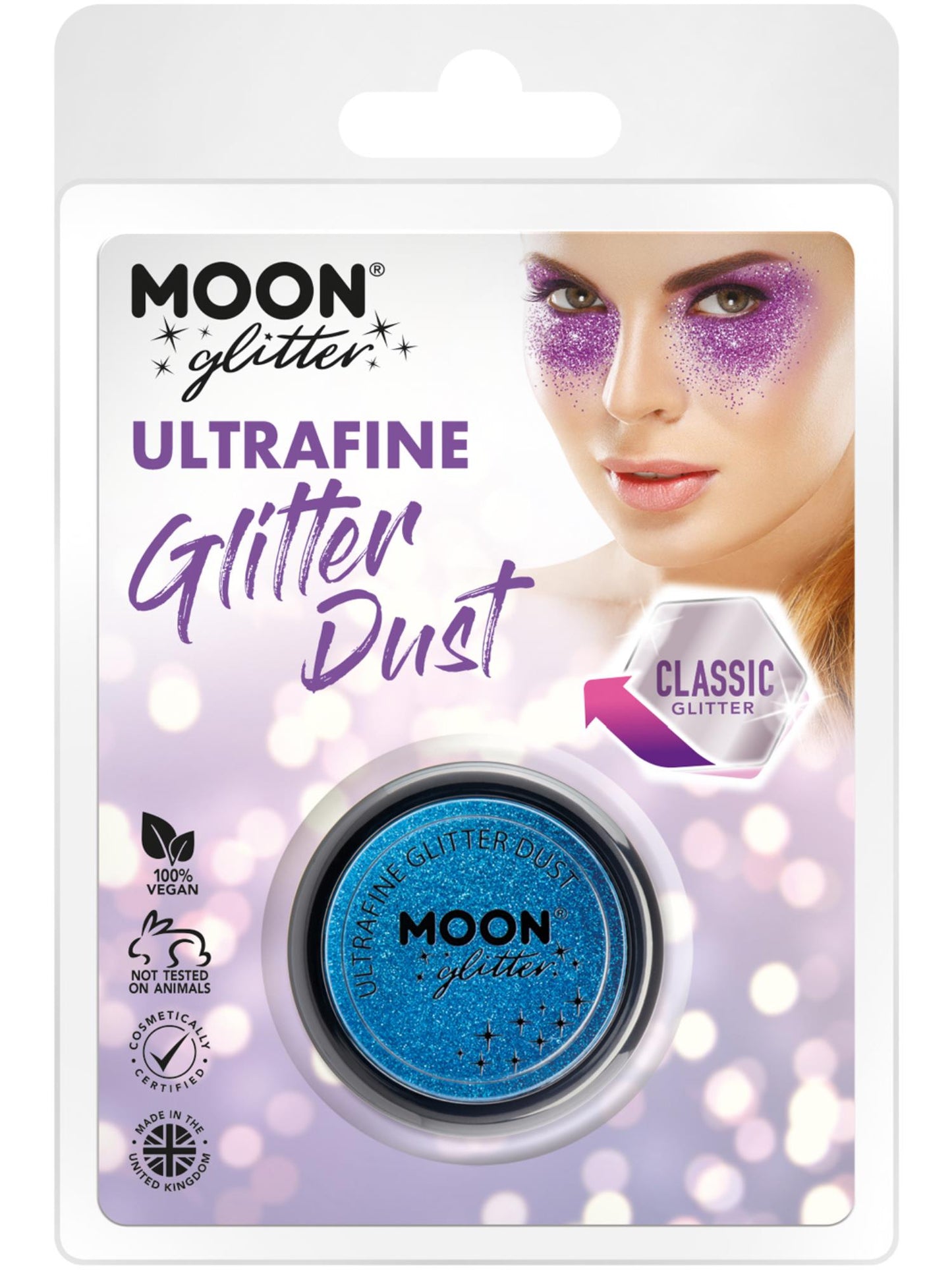 Moon Glitter Classic Ultrafine Glitter Dust, Blue Wholesale