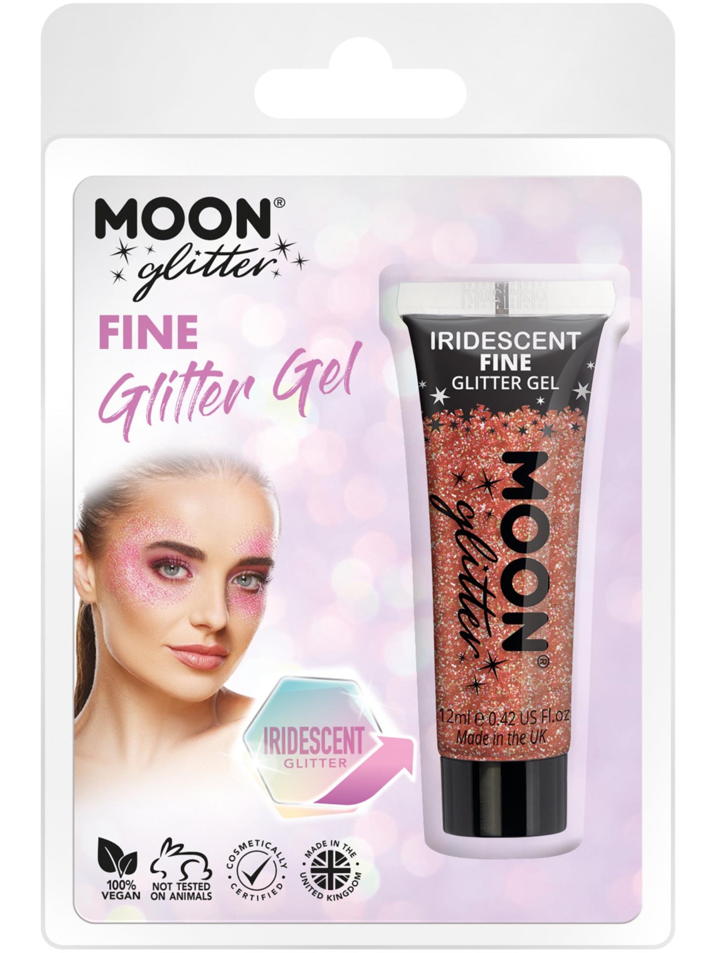 Moon Glitter Iridescent Glitter Gel, Cherry Wholesale