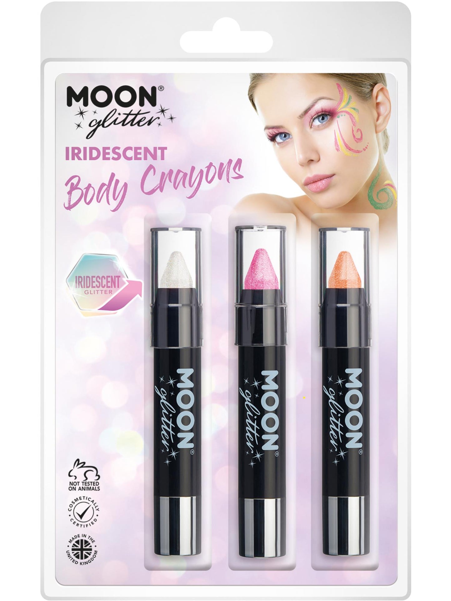 Moon Glitter Iridescent Body Crayons, Wholesale
