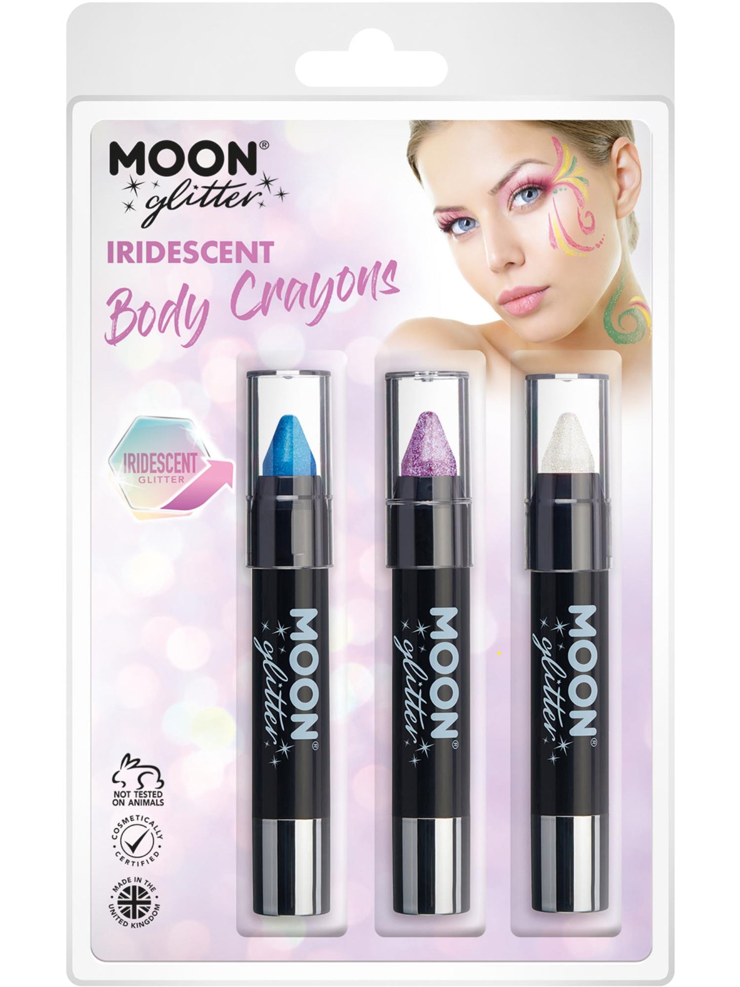 Moon Glitter Iridescent Body Crayons, Wholesale