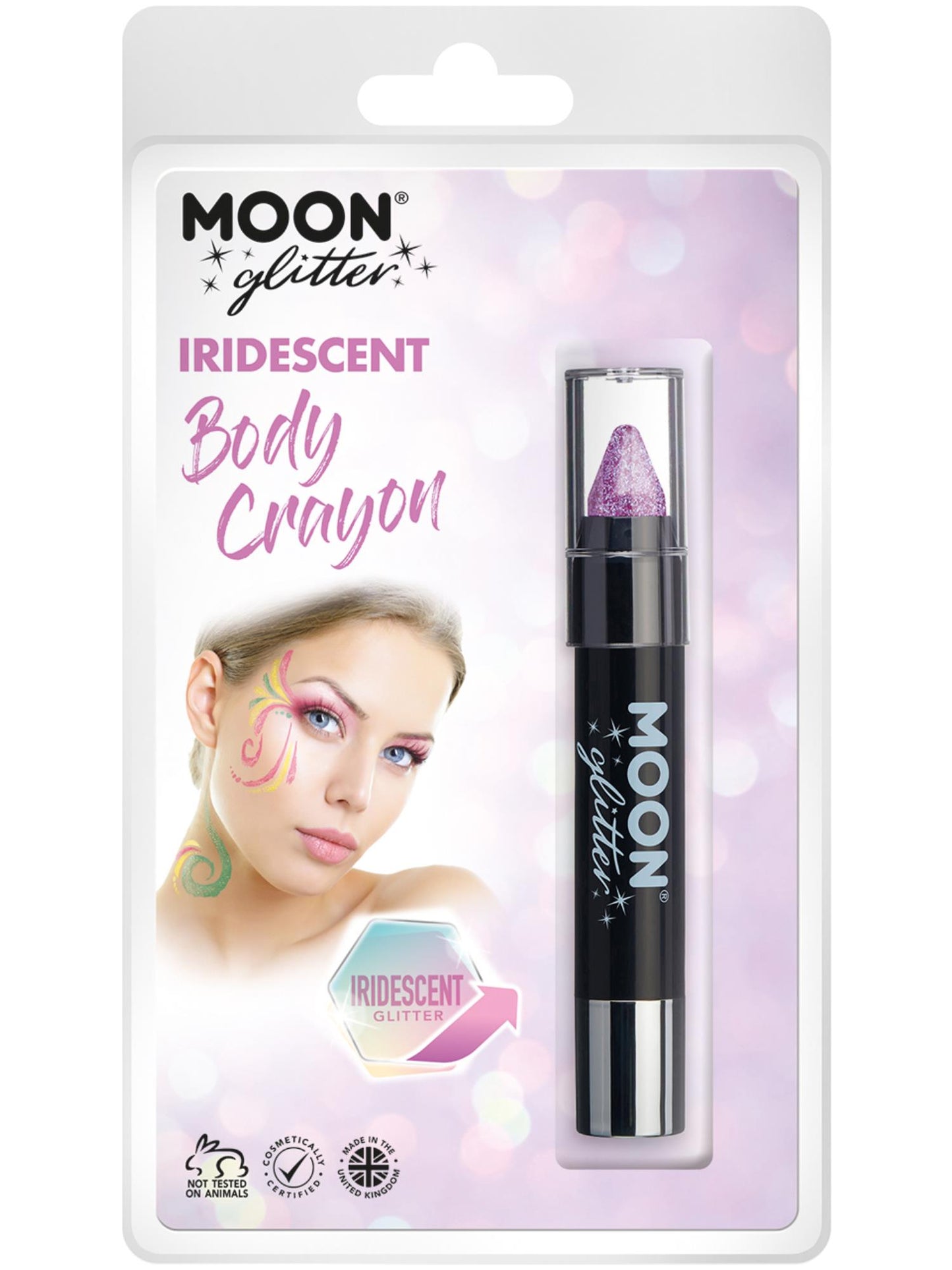 Moon Glitter Iridescent Body Crayons, Pink Wholesale