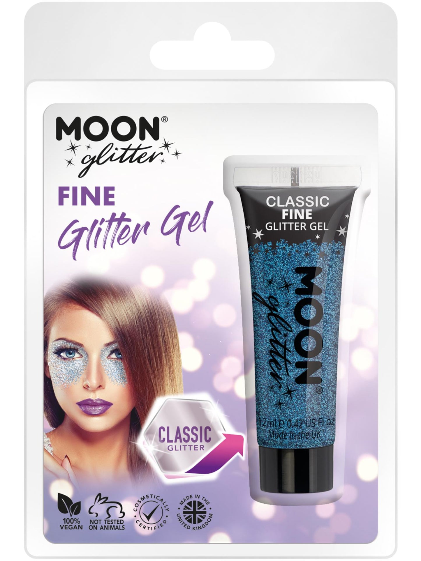 Moon Glitter Classic Fine Glitter Gel, Blue Wholesale