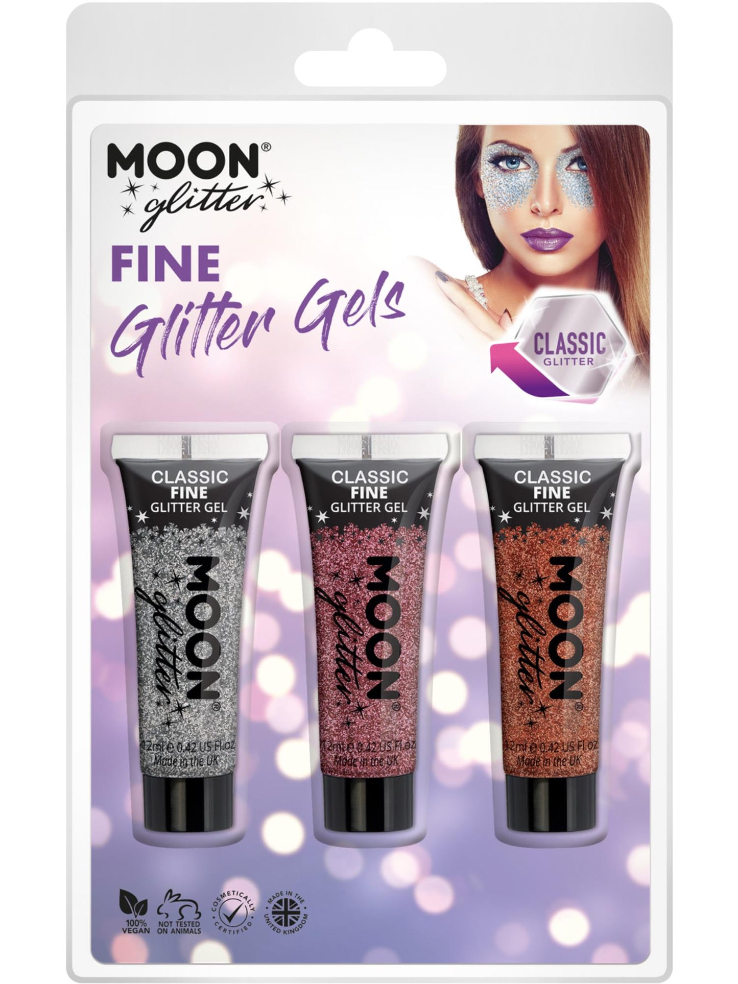 Moon Glitter Classic Fine Glitter Gel, Wholesale