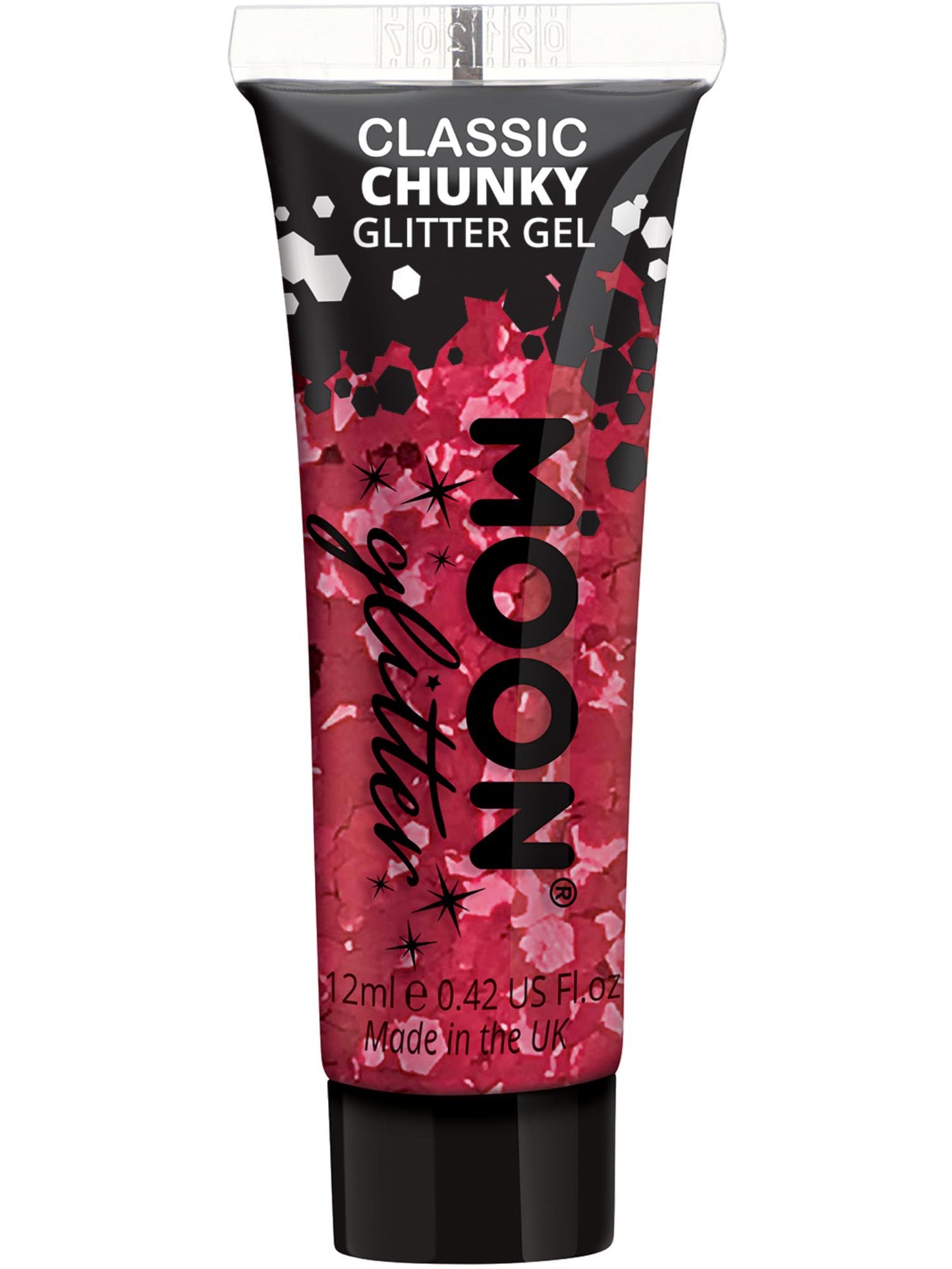 Moon Glitter Classic Chunky Glitter Gel, Red Wholesale