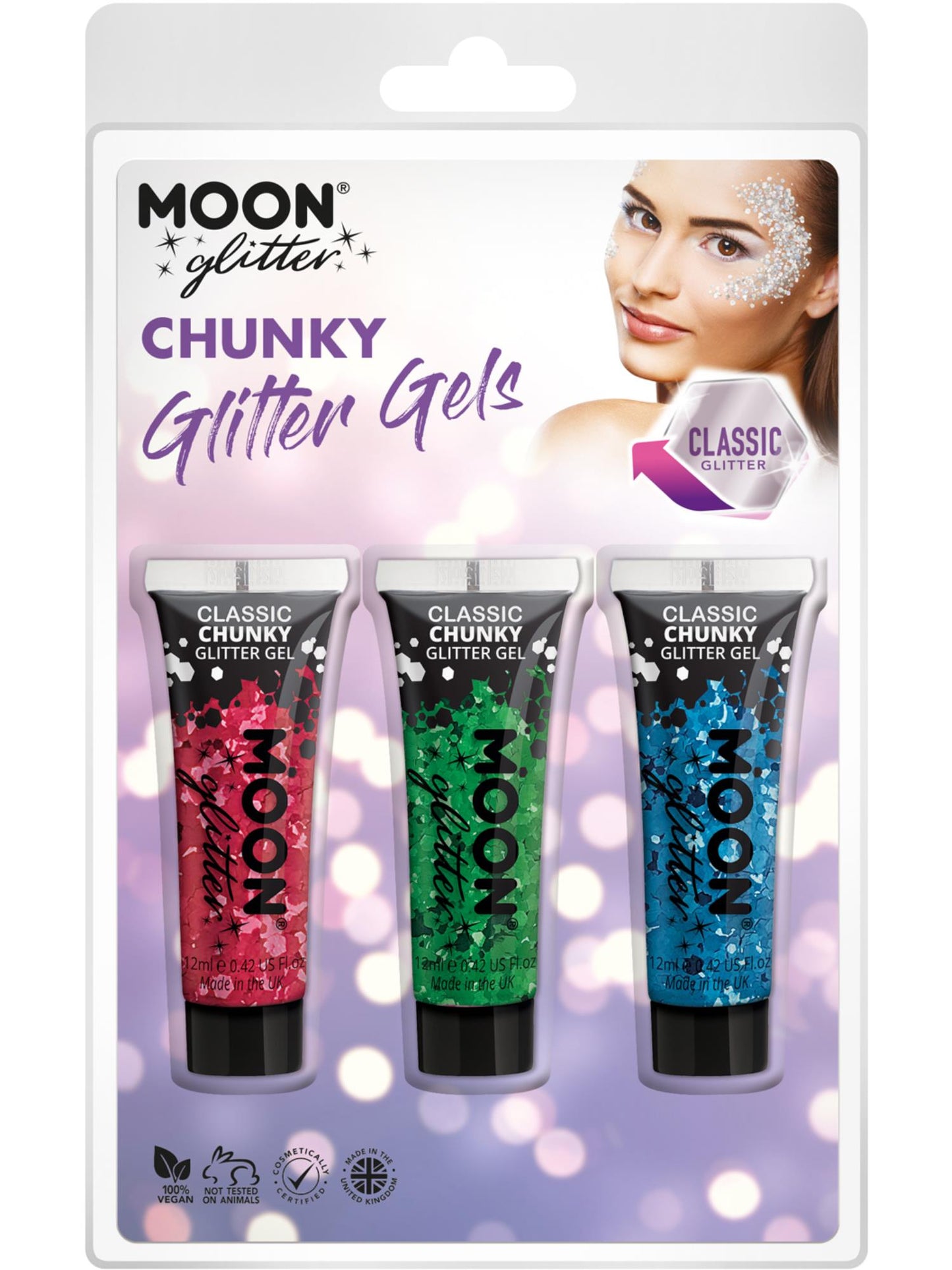 Moon Glitter Classic Chunky Glitter Gel, Wholesale
