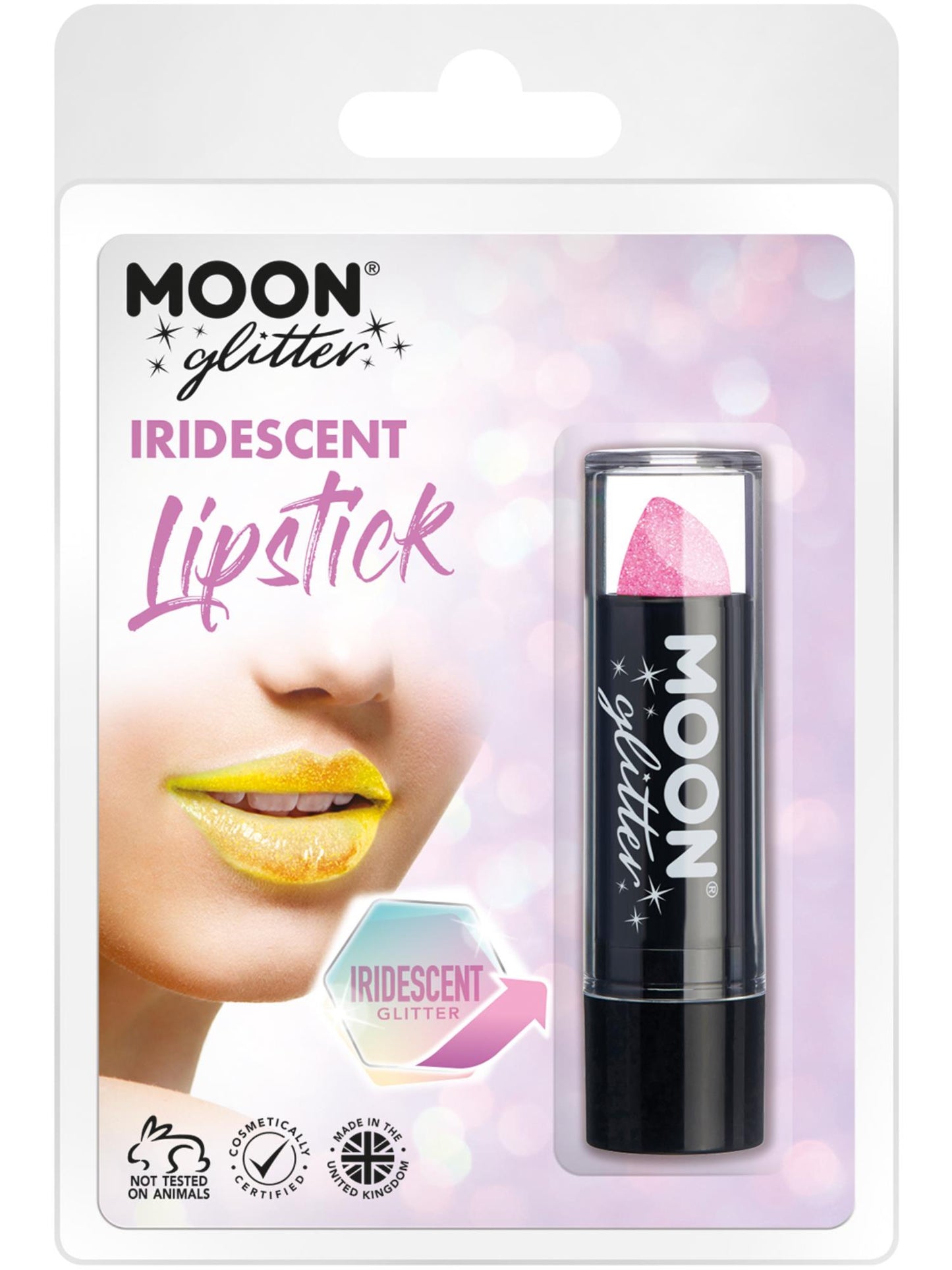 Moon Glitter Iridescent Glitter Lipstick, Pink Wholesale