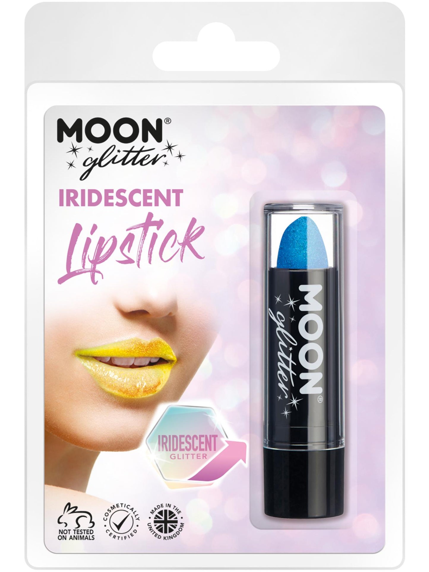 Moon Glitter Iridescent Glitter Lipstick, Blue Wholesale