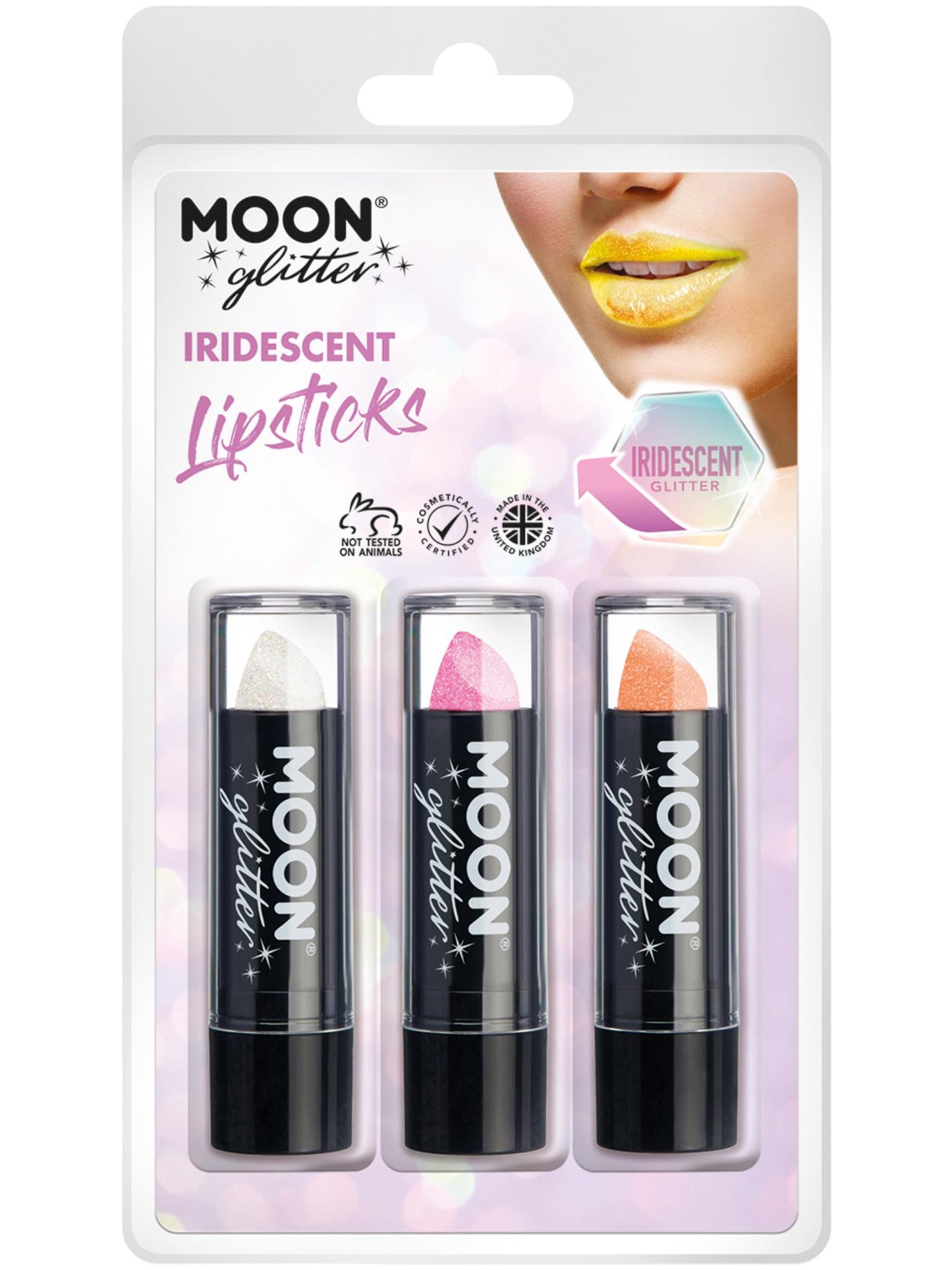 Moon Glitter Iridescent Glitter Lipstick, Wholesale