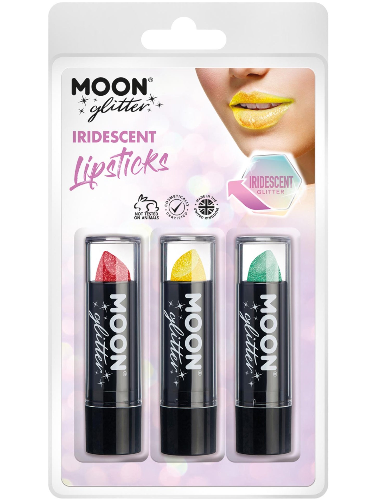 Moon Glitter Iridescent Glitter Lipstick, Wholesale