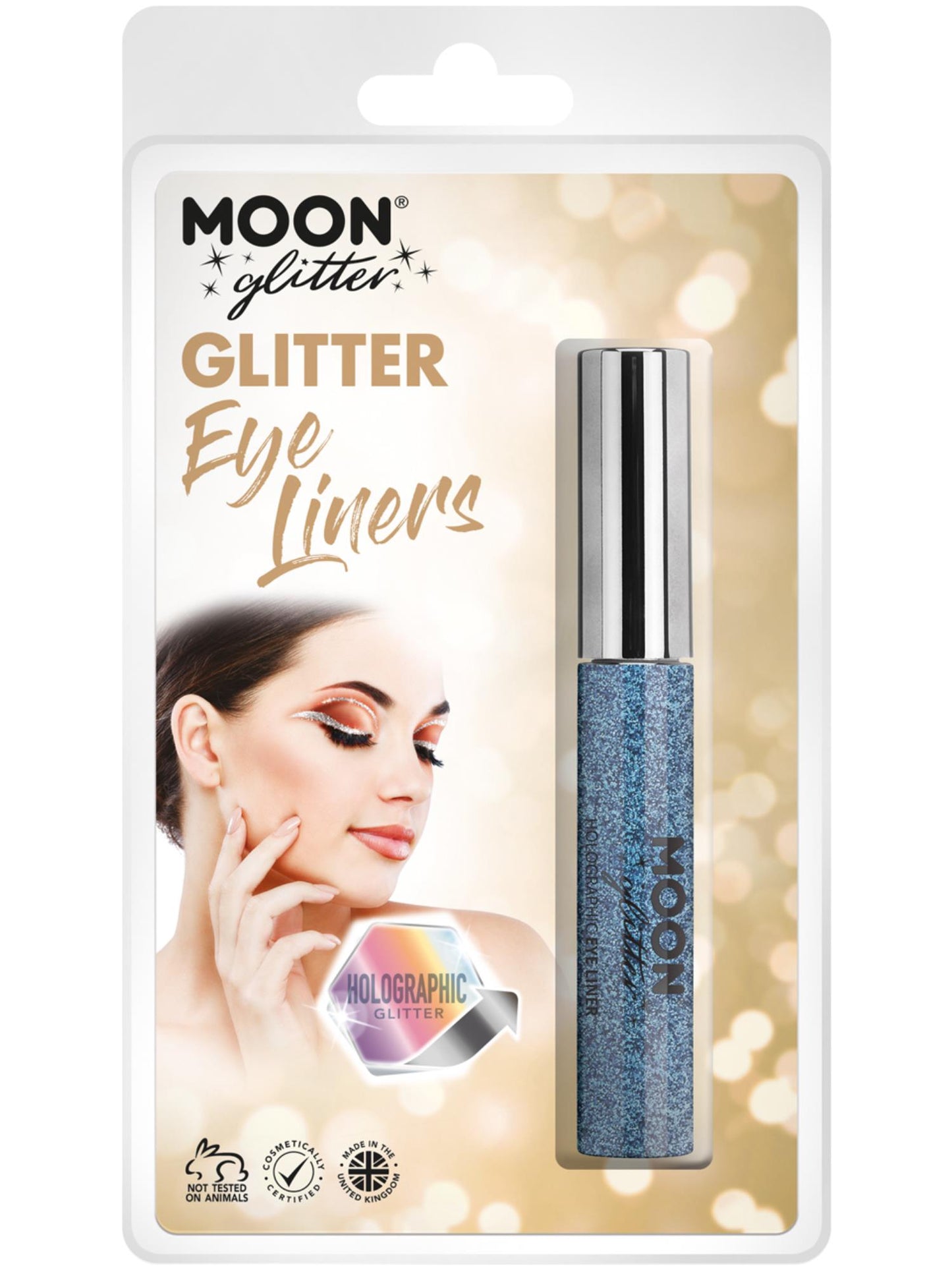Moon Glitter Holographic Glitter Eye Liner, Blue Wholesale