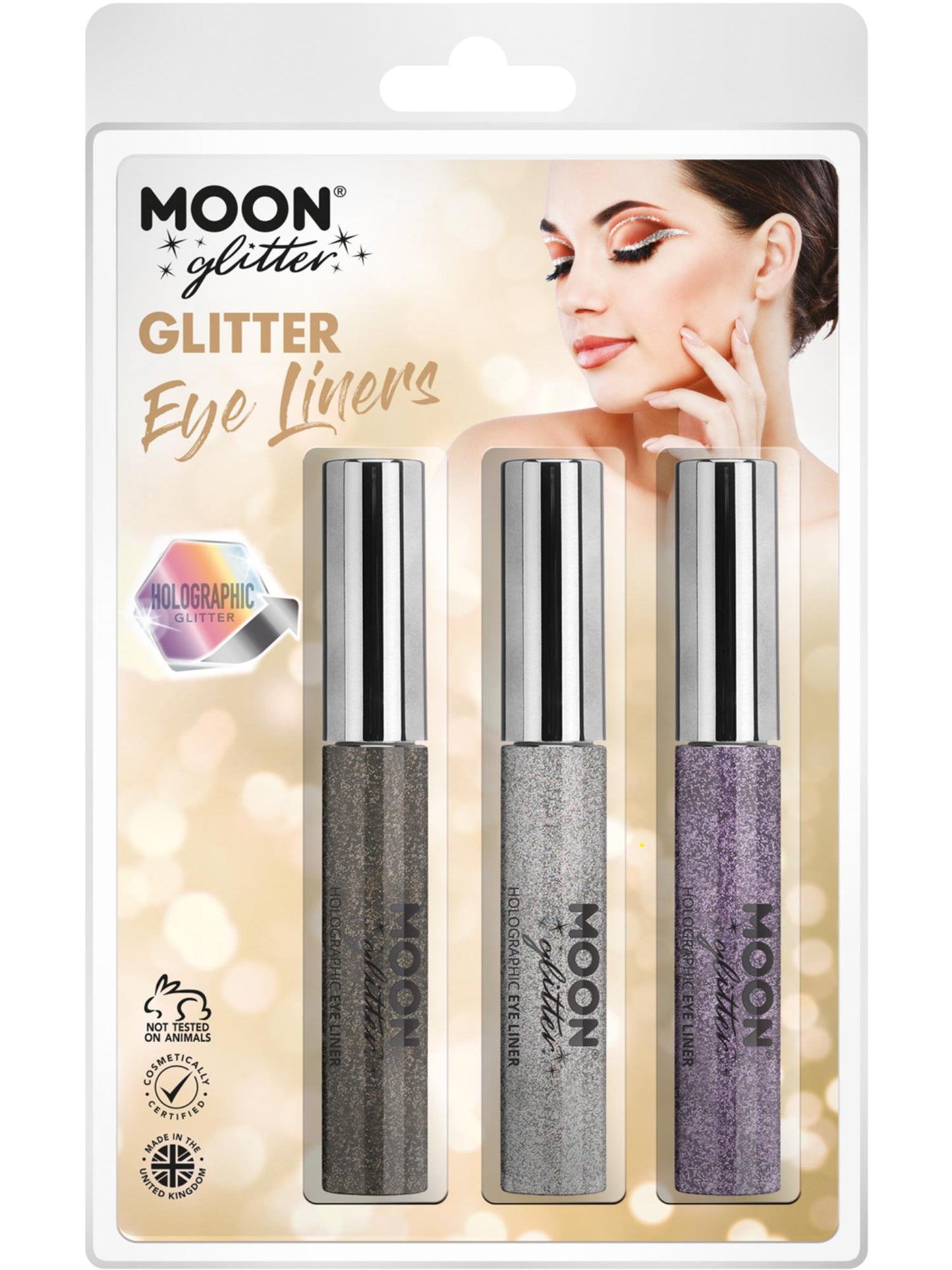 Moon Glitter Holographic Glitter Eye Liner, Wholesale