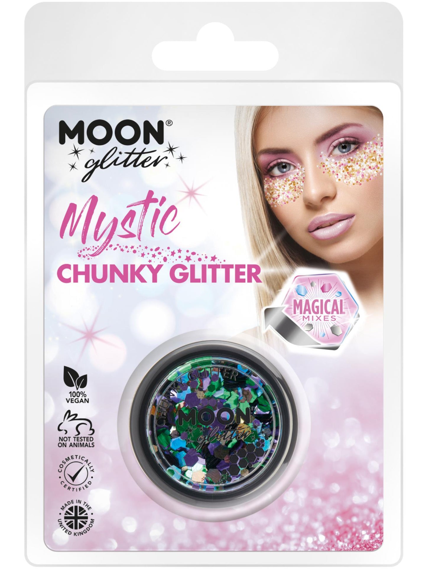 Moon Glitter Mystic Chunky Glitter, Mixed Colours Wholesale