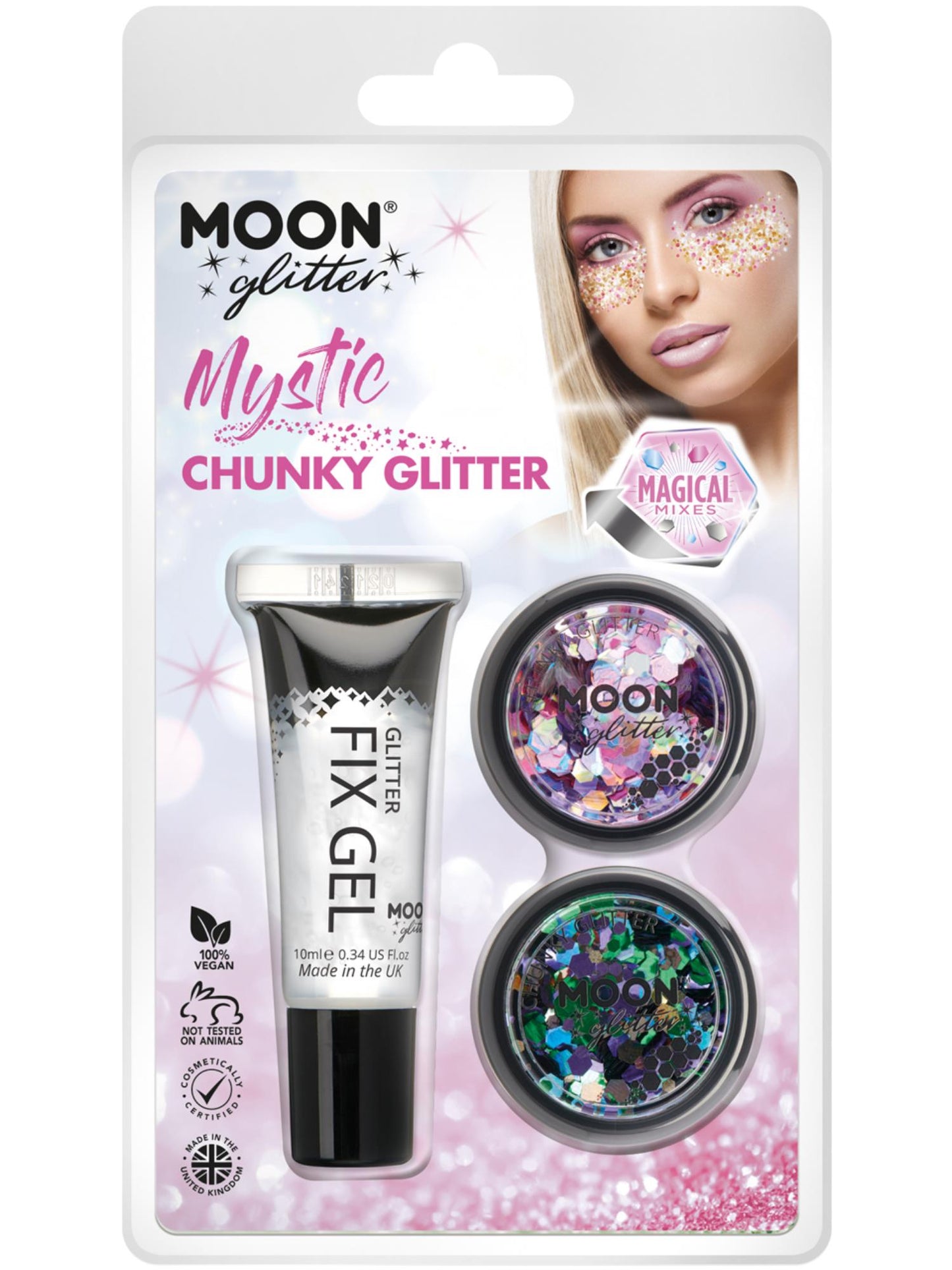 Moon Glitter Mystic Chunky Glitter, Clamshell Wholesale