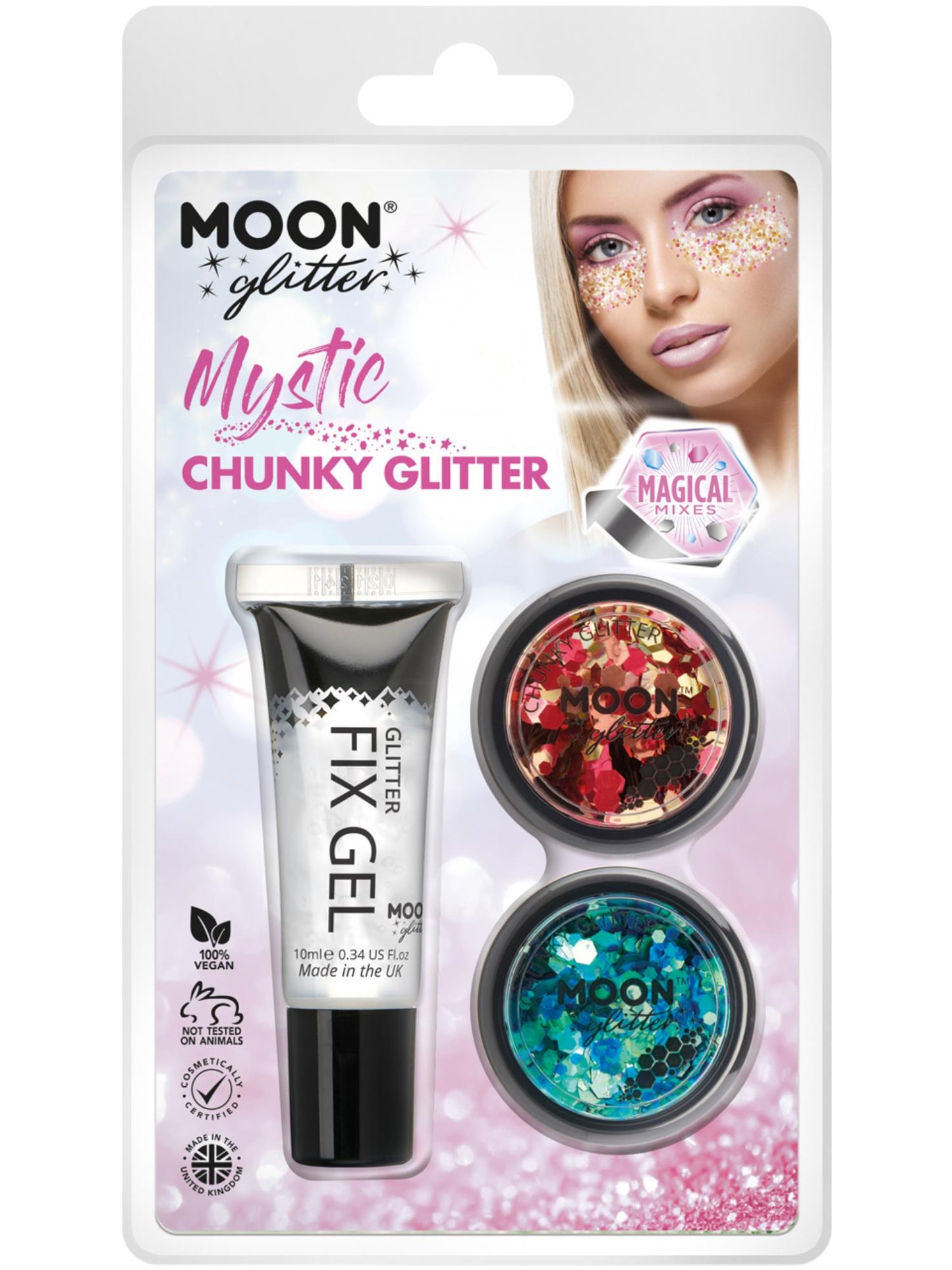 Moon Glitter Mystic Chunky Glitter, Clamshell Wholesale