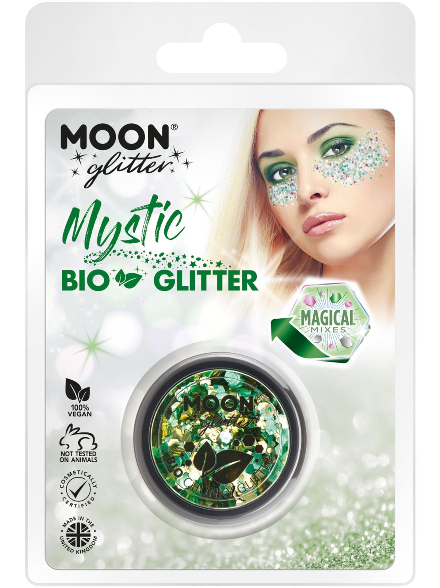 Moon Glitter Mystic Bio Chunky Glitter, Clamshell Wholesale