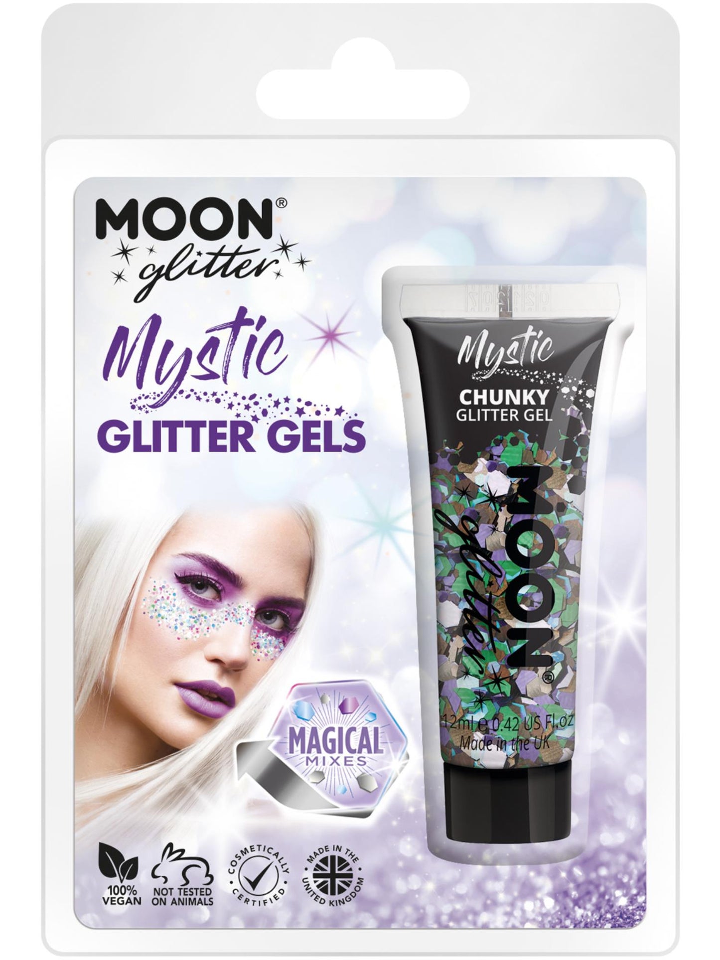 Moon Glitter Mystic Chunky Glitter Gel, Clamshell Wholesale