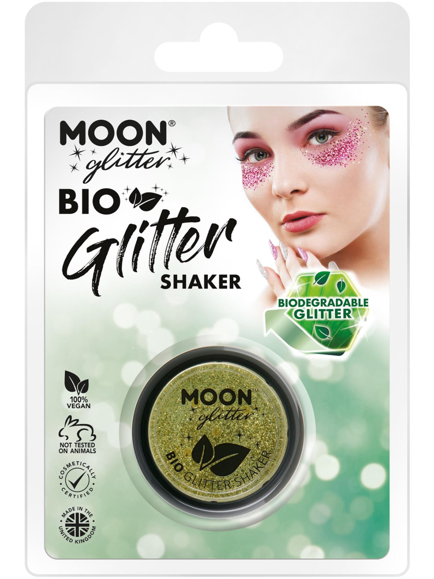 Moon Glitter Bio Glitter Shakers, Gold Wholesale