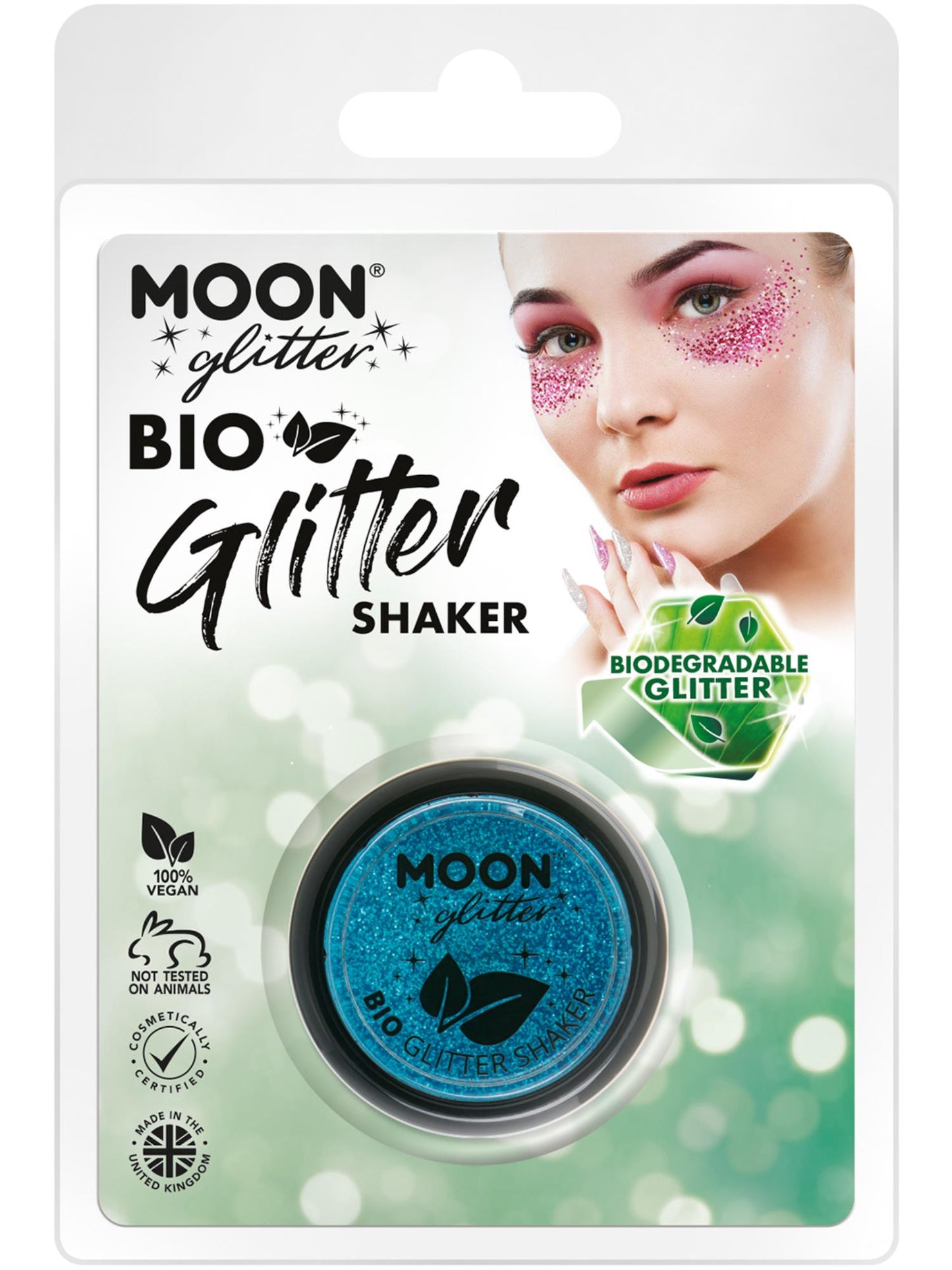 Moon Glitter Bio Glitter Shakers, Blue Wholesale