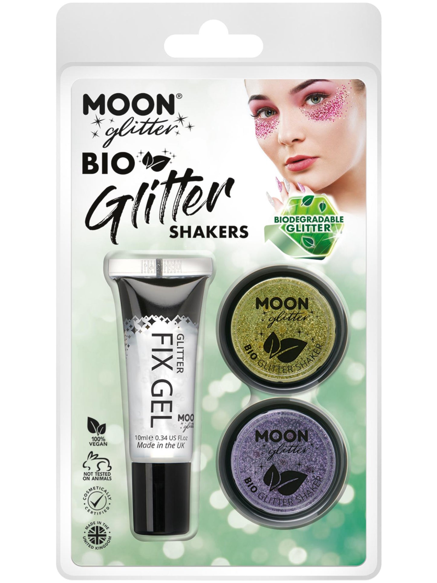 Moon Glitter Bio Glitter Shakers, Wholesale