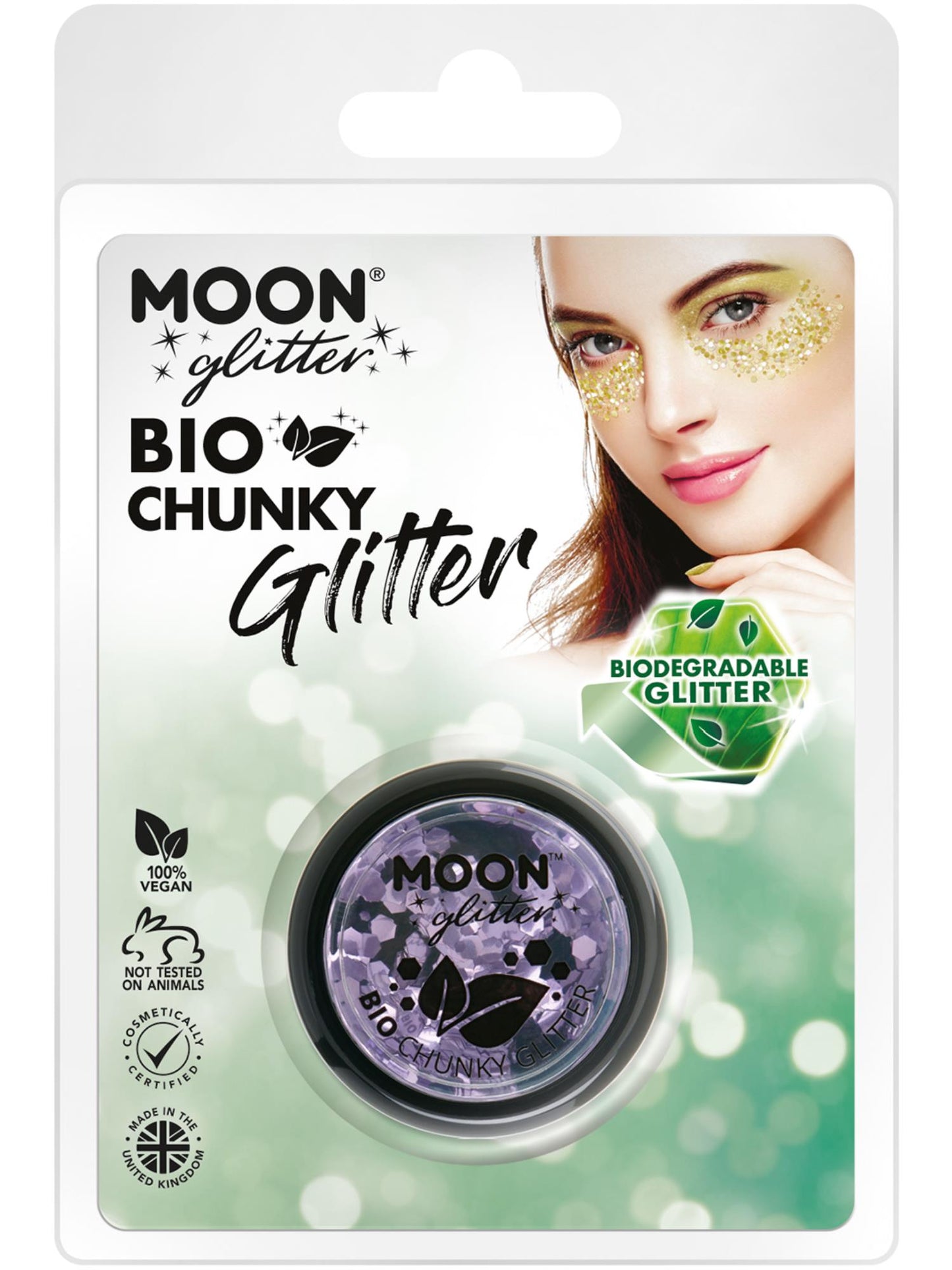 Moon Glitter Bio Chunky Glitter, Lavender Wholesale