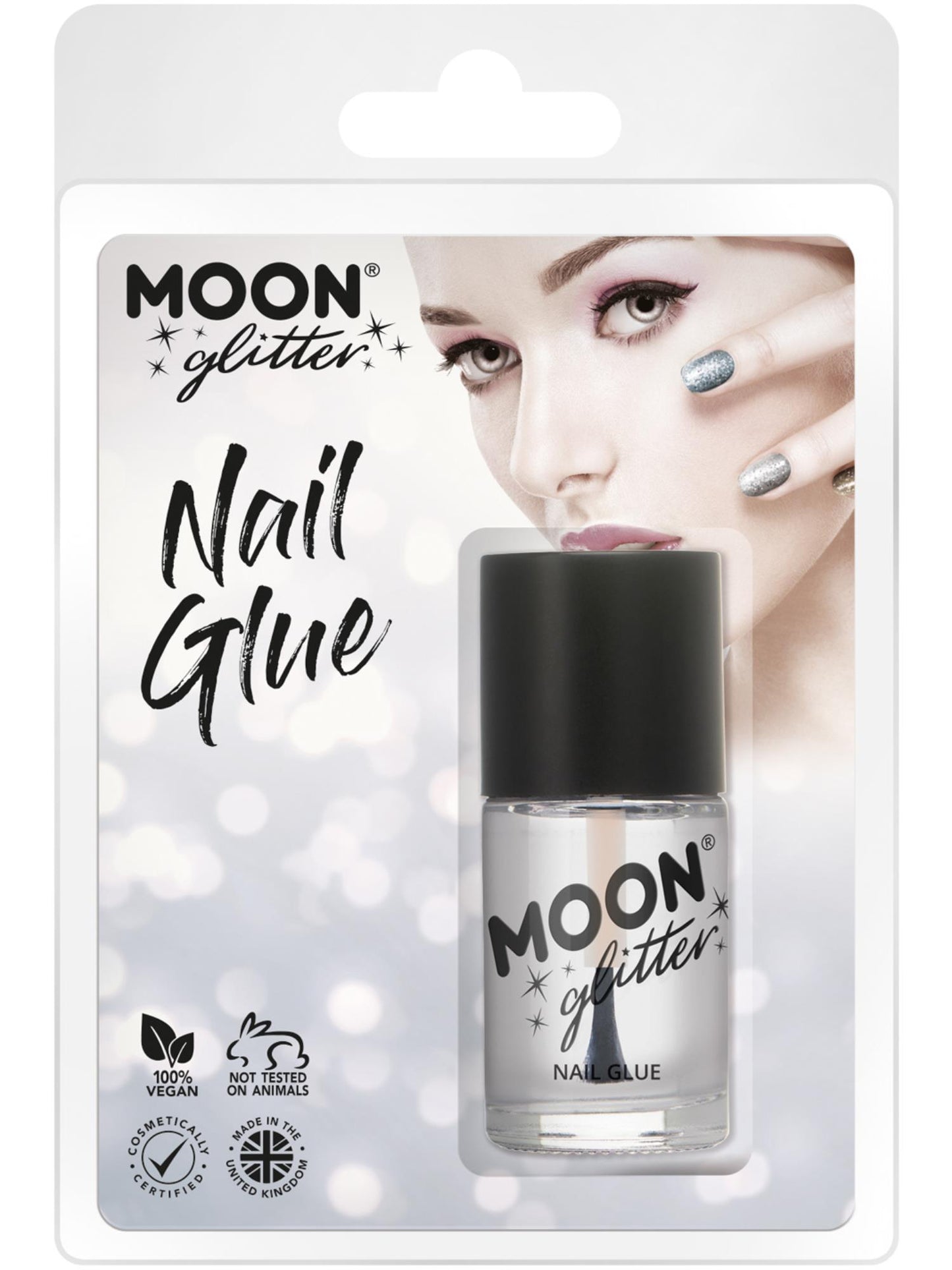 Moon Glitter Nail Glue, Clear Wholesale