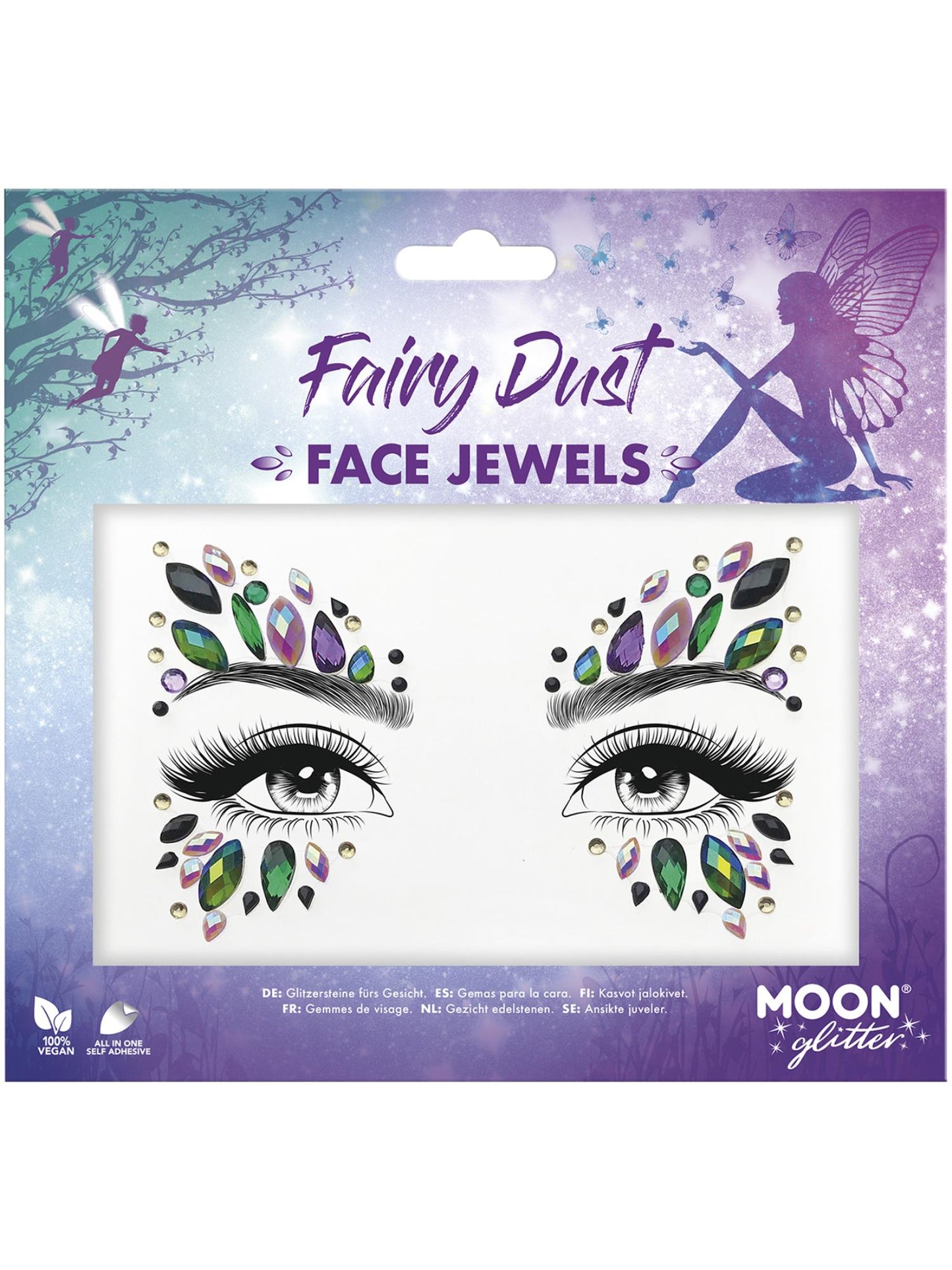 Moon Glitter Face Jewels, Fairy Dust Wholesale