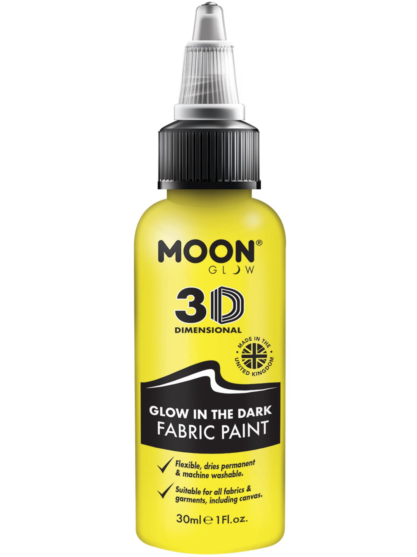 Moon Glow - Glow in the Dark Fabric Paint, Yellow Wholesale