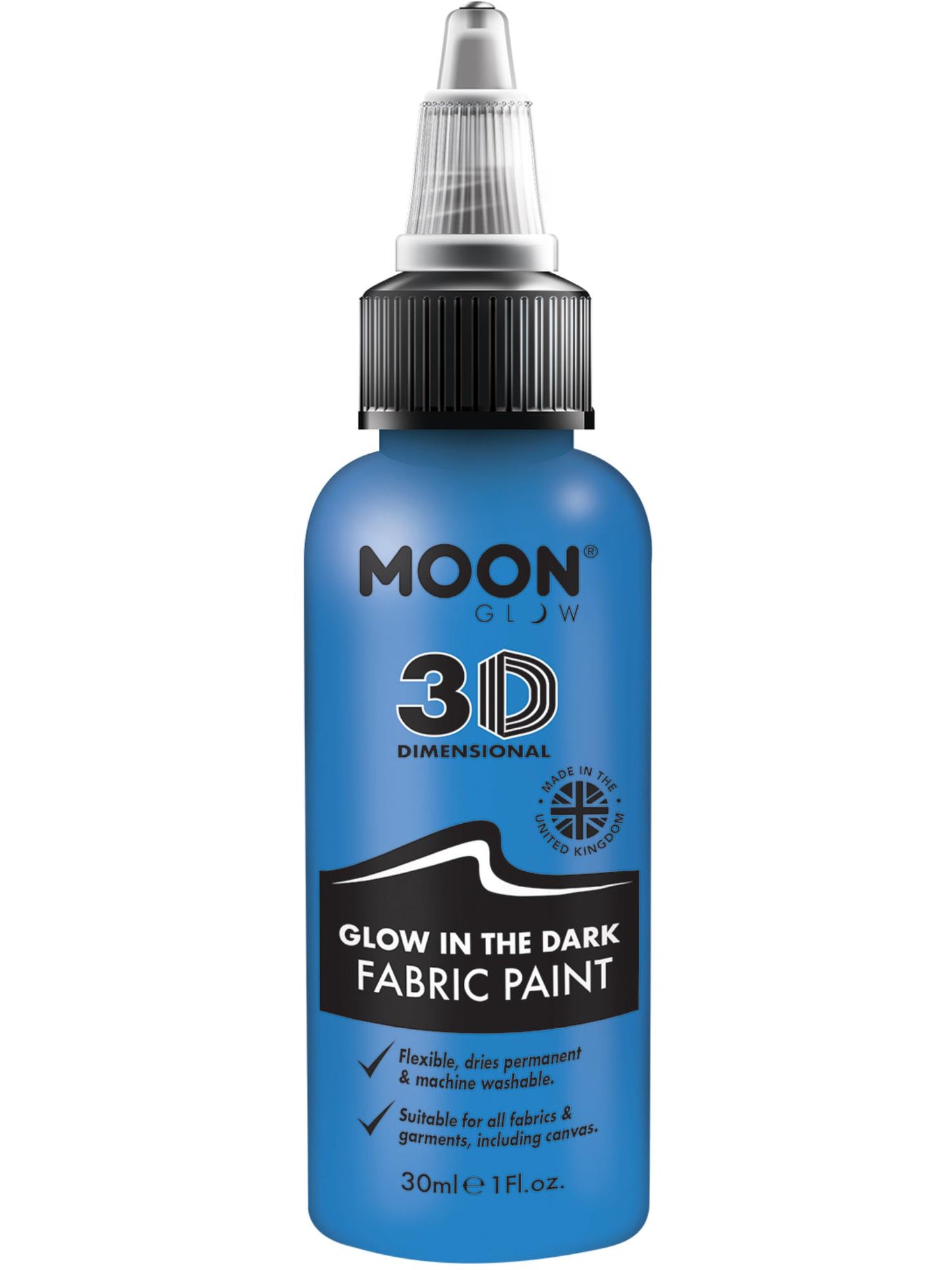 Moon Glow - Glow in the Dark Fabric Paint, Blue Wholesale