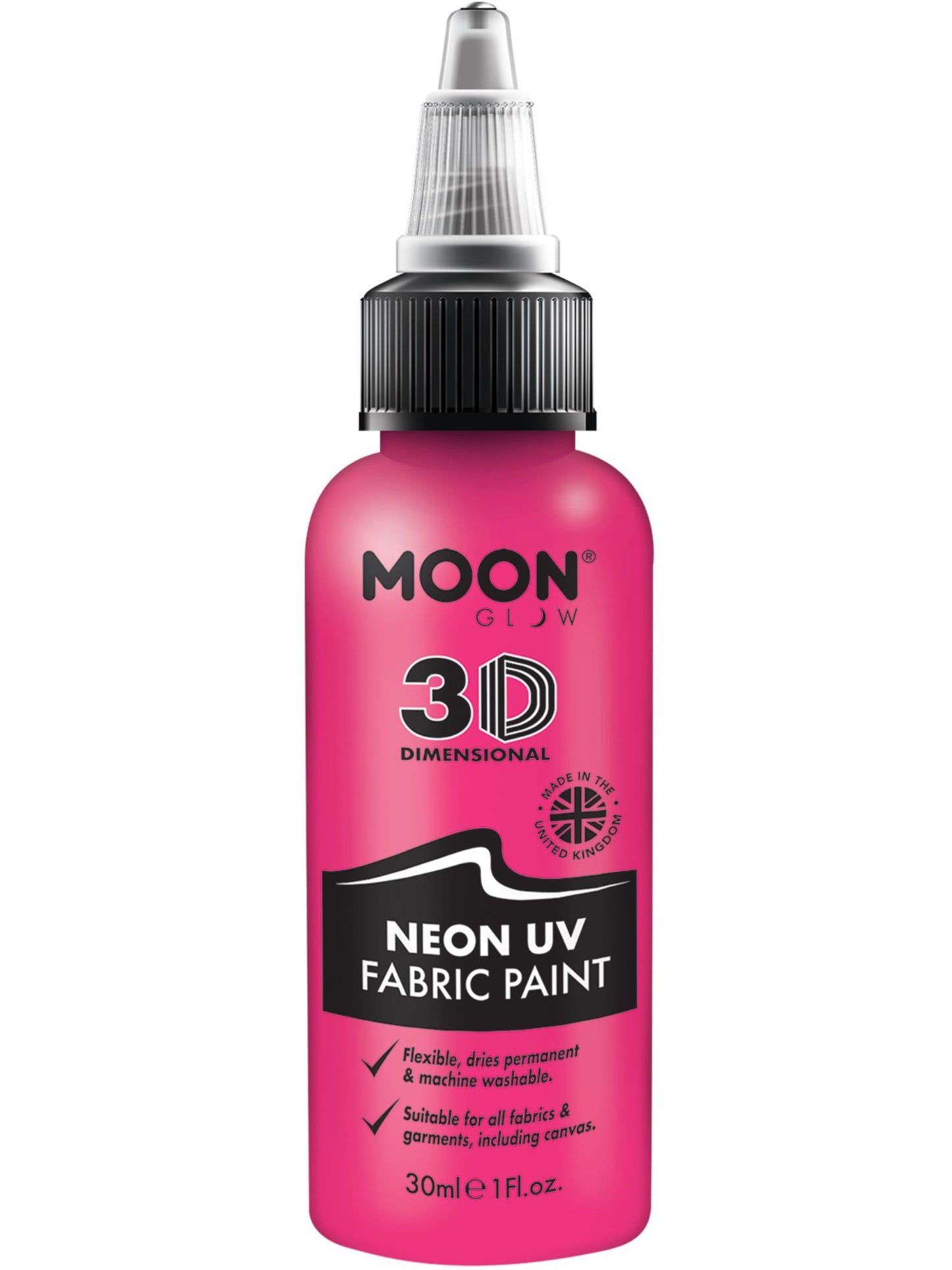 Moon Glow - Neon UV Intense Fabric Paint, Pink Wholesale