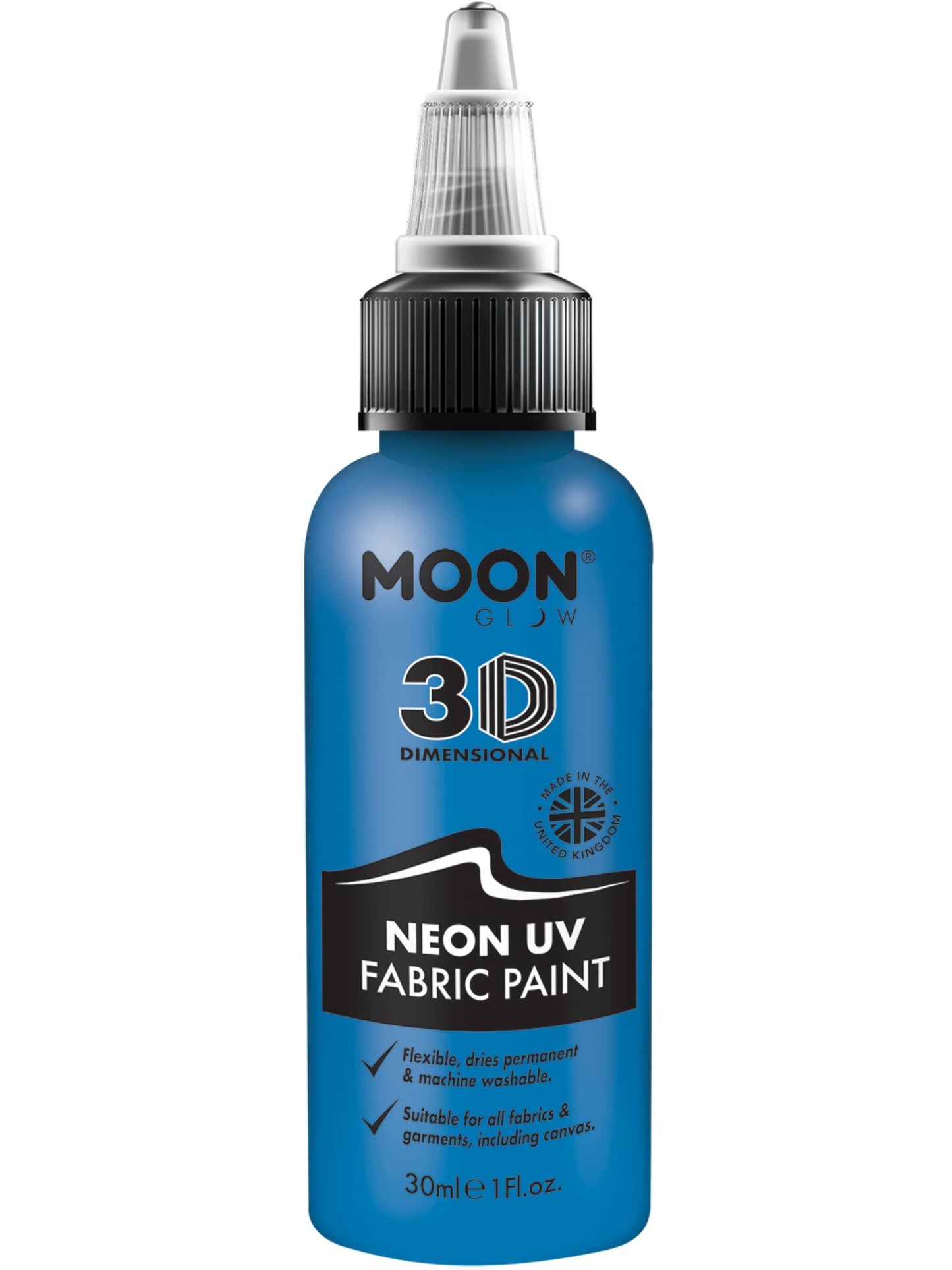 Moon Glow - Neon UV Intense Fabric Paint, Blue Wholesale