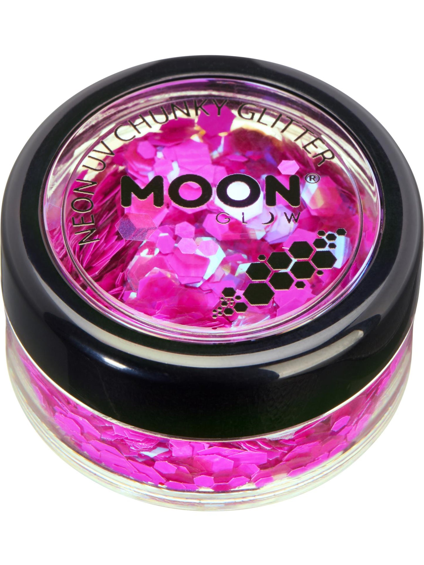 Moon Glow - Neon UV Chunky Glitter, Magenta Wholesale