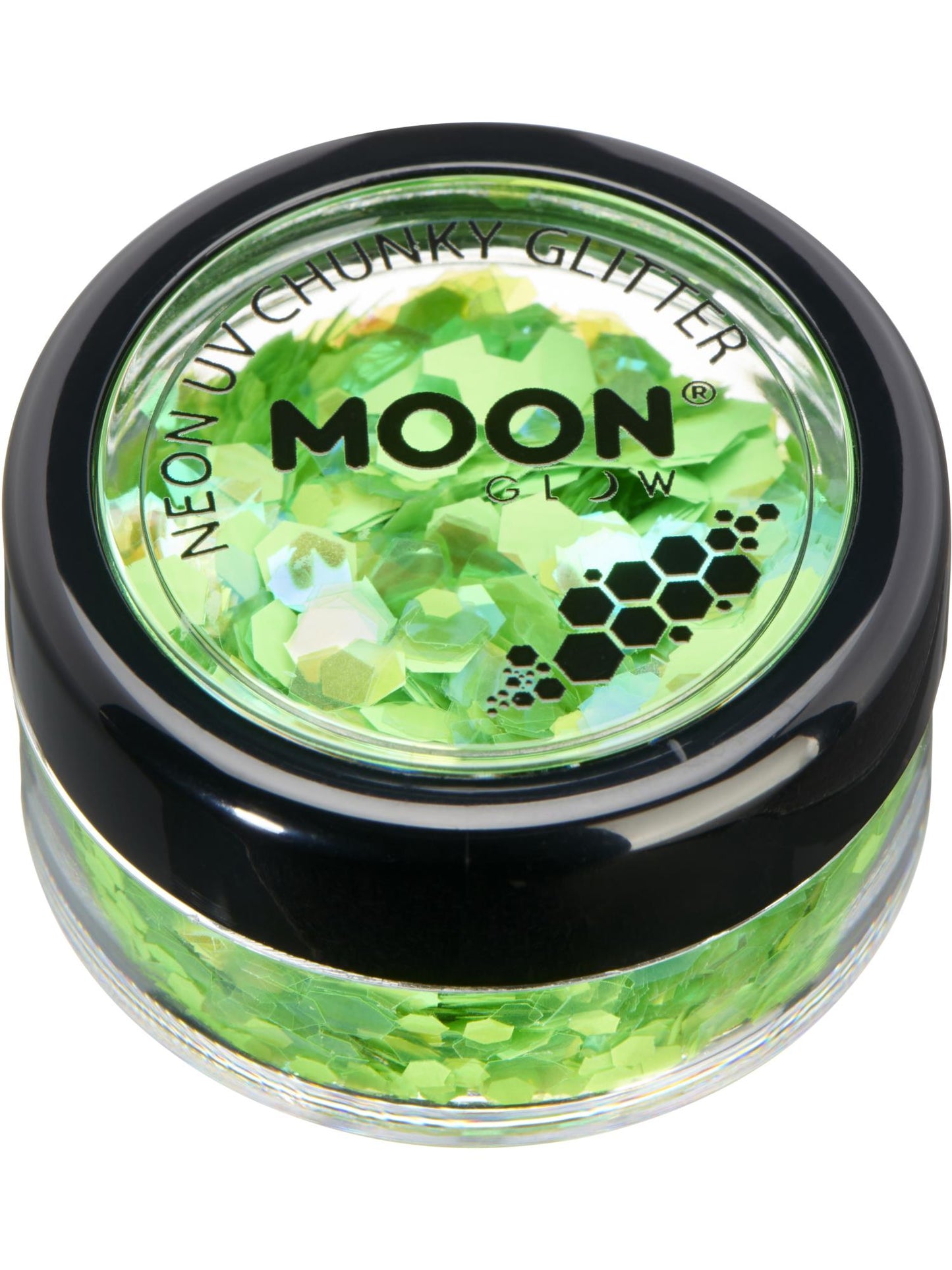 Moon Glow - Neon UV Chunky Glitter, Green Wholesale