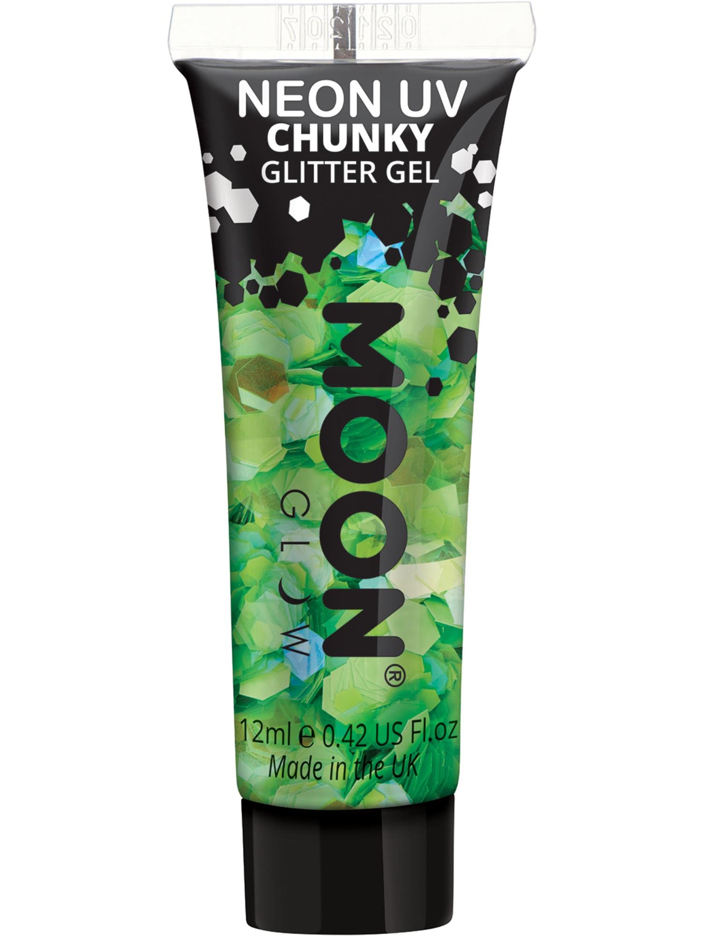 Moon Glow - Neon UV Chunky Glitter Gel, Green Wholesale