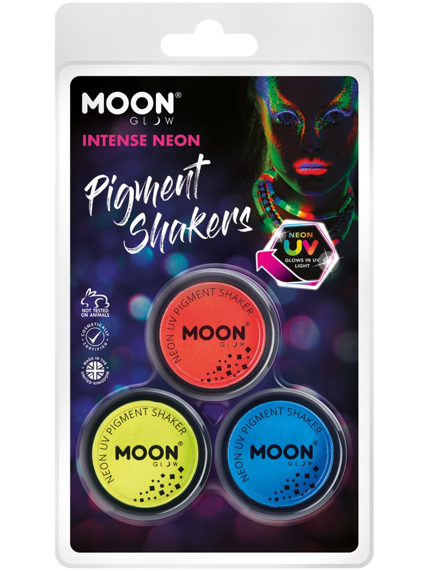 Moon Glow Intense Neon UV Pigment Shakers, Wholesale