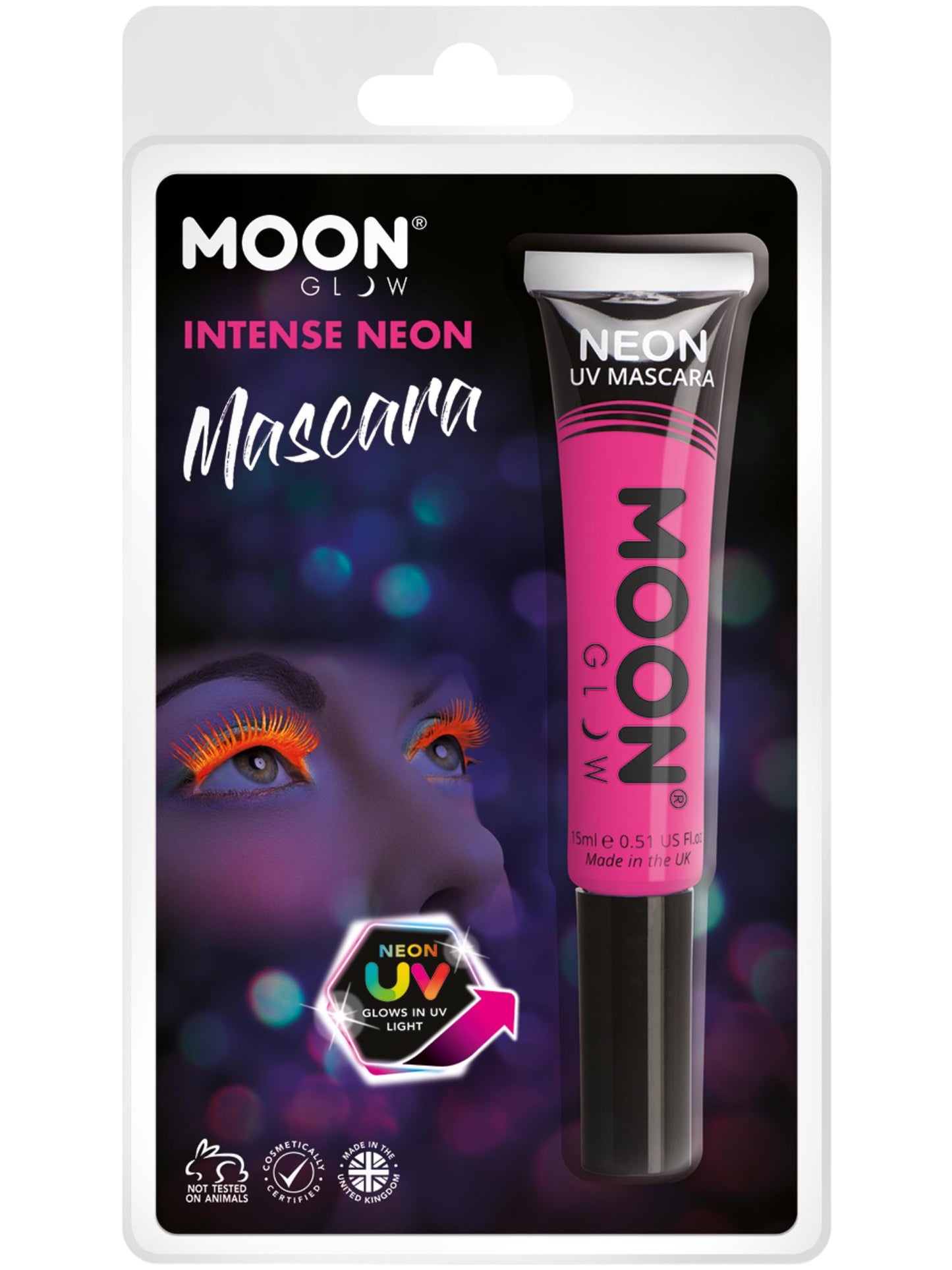 Moon Glow Intense Neon UV Mascara, Intense Pink Wholesale