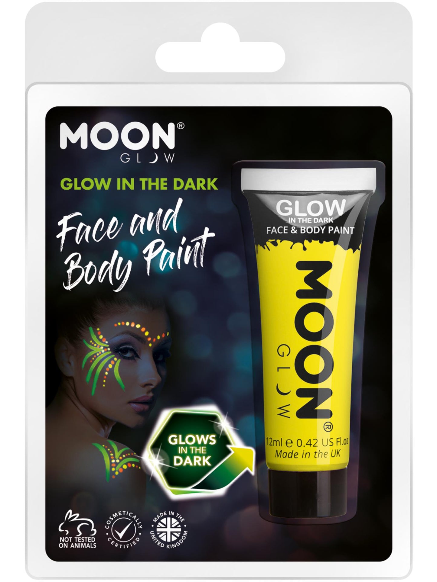 Moon Glow - Glow in the Dark Face Paint, Yellow Wholesale