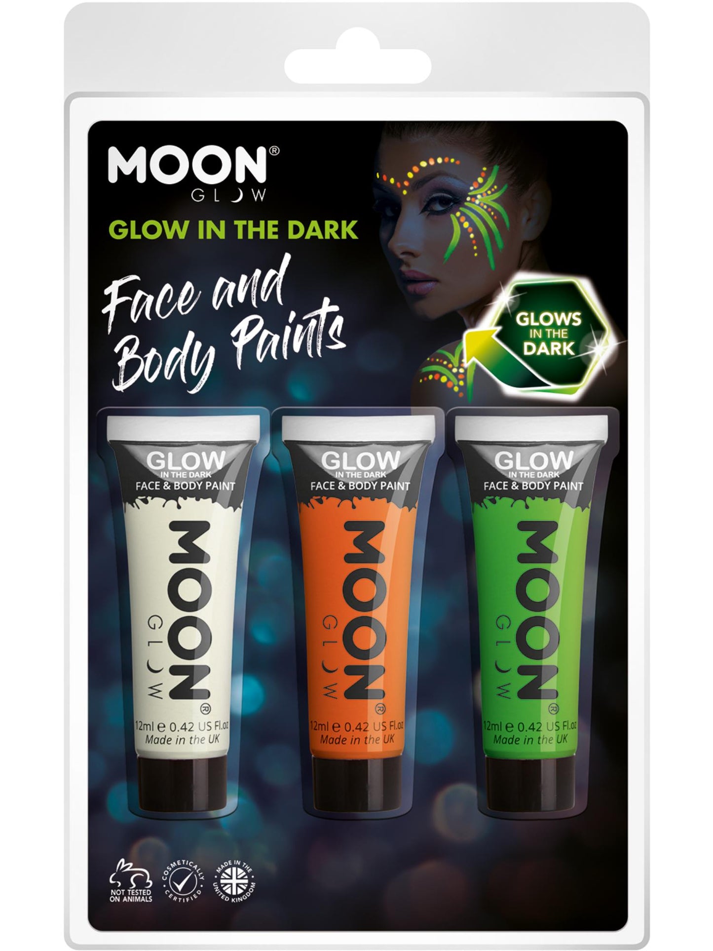 Moon Glow - Glow in the Dark Face Paint, Wholesale