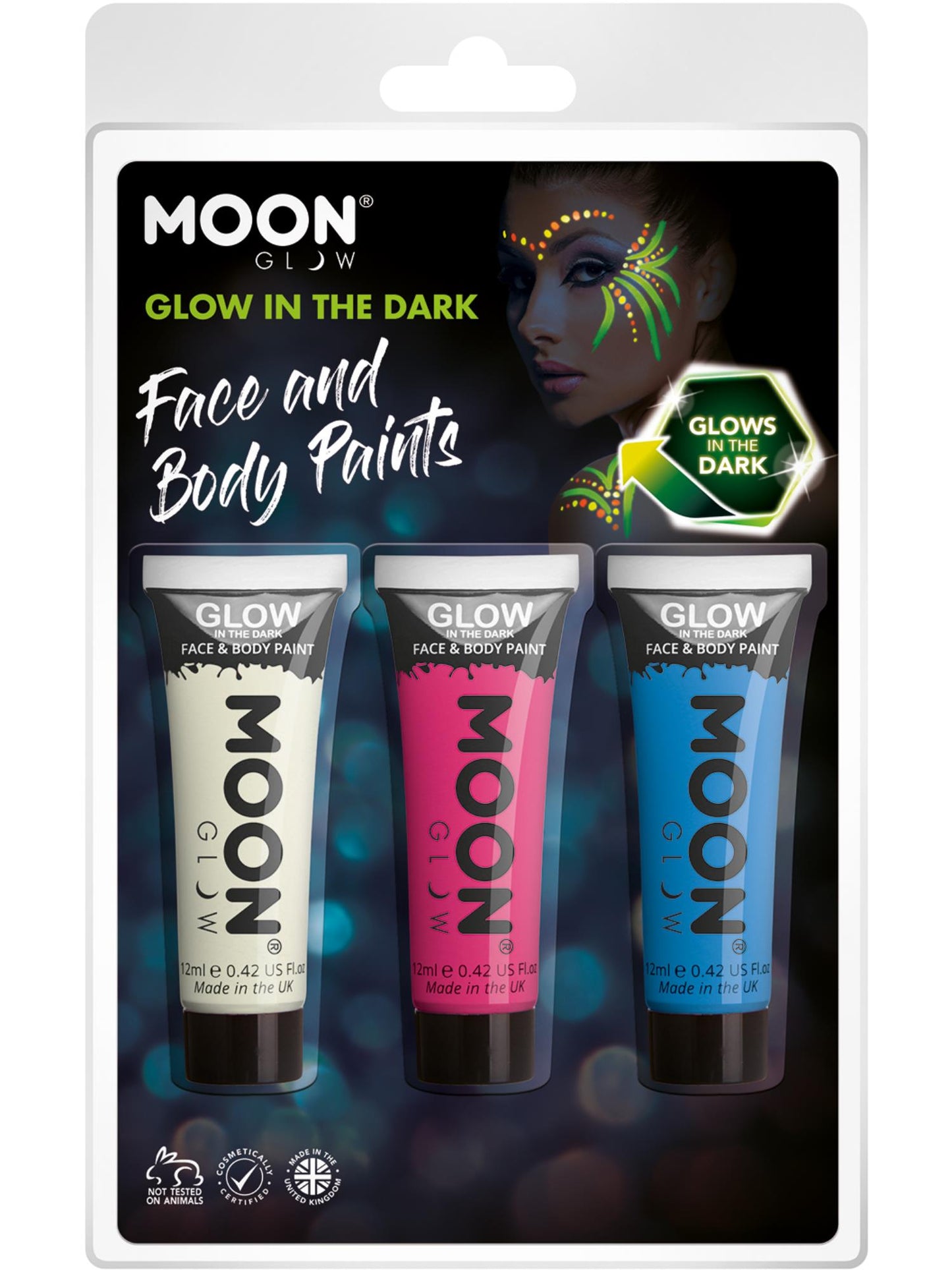 Moon Glow - Glow in the Dark Face Paint, Wholesale