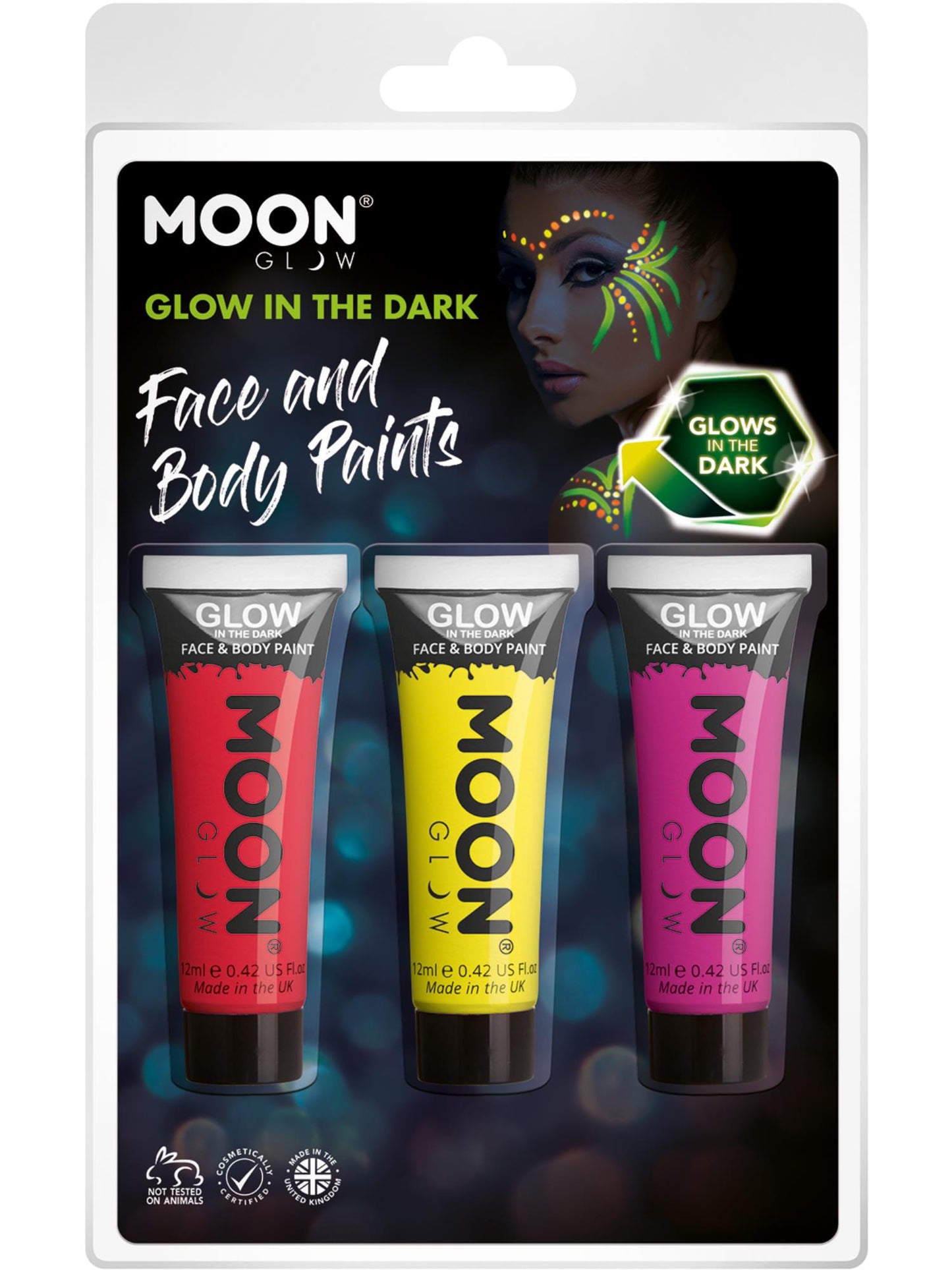 Moon Glow - Glow in the Dark Face Paint, Wholesale