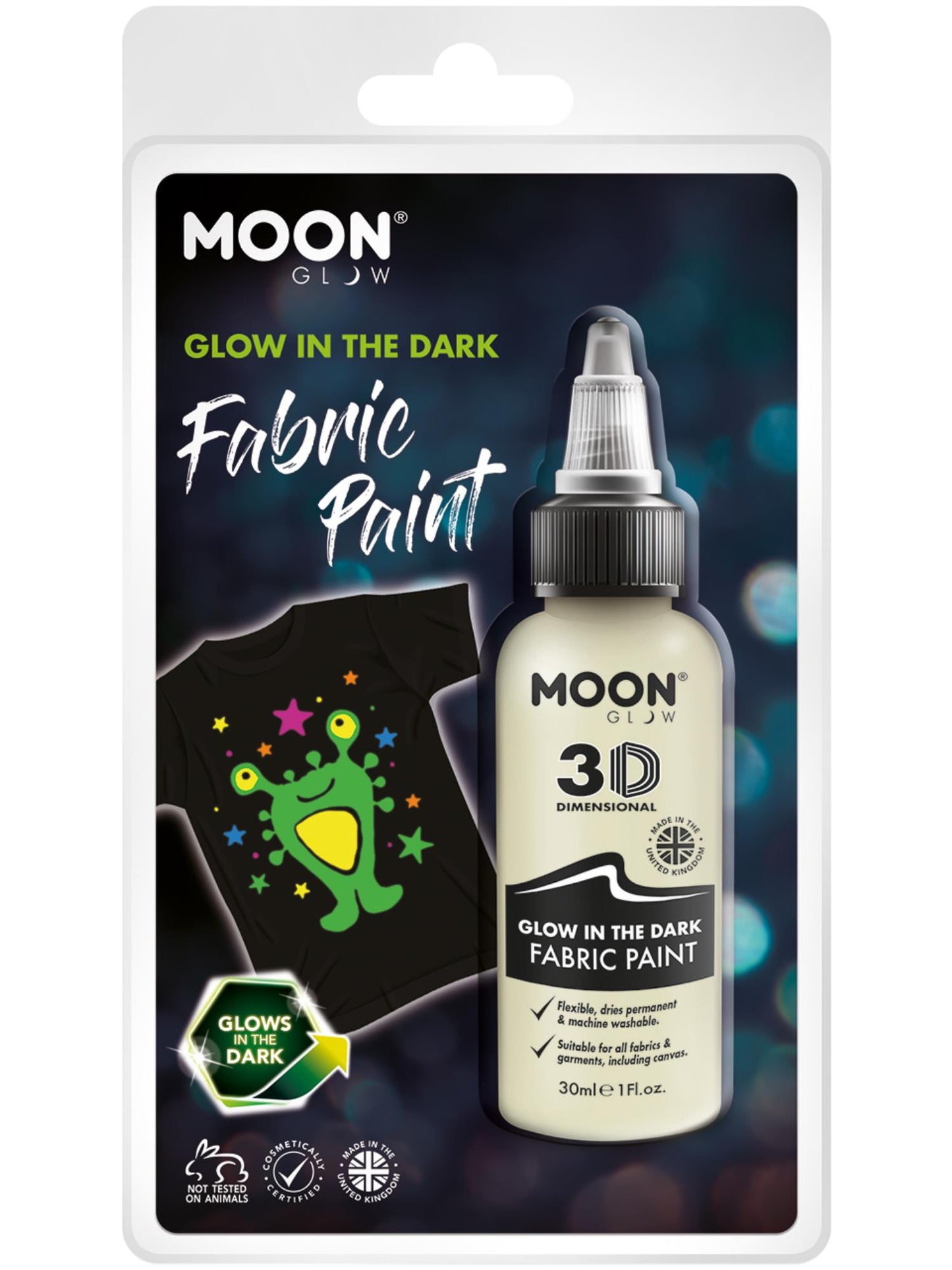 Moon Glow - Glow in the Dark Fabric Paint, Invisib Wholesale