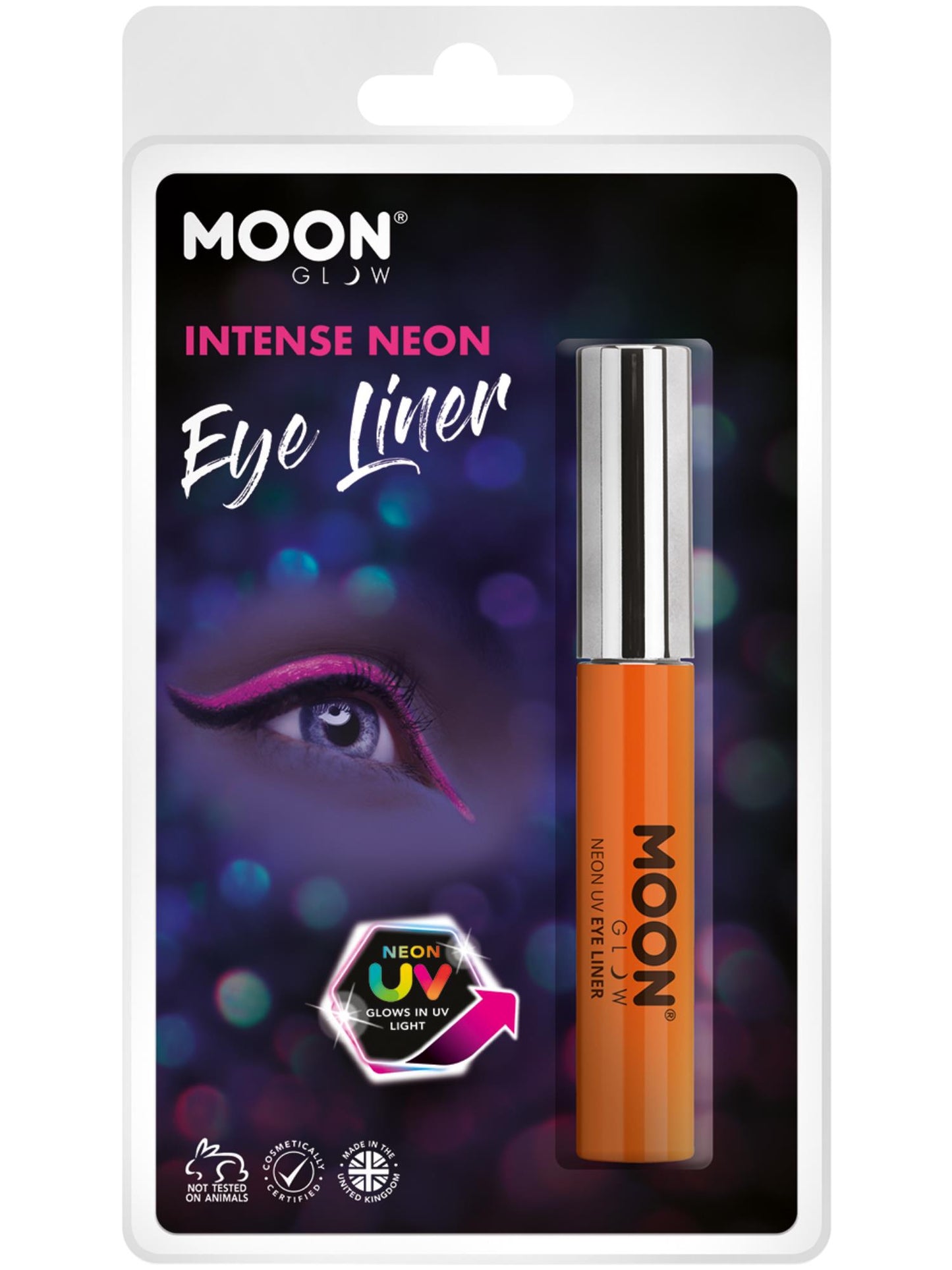 Moon Glow Intense Neon UV Eye Liner, Intense Orang Wholesale