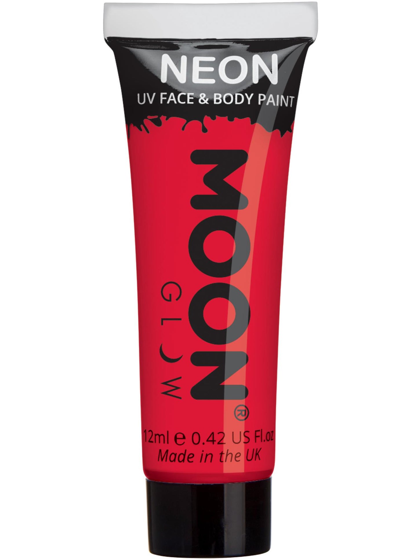 Moon Glow Intense Neon UV Face Paint, Intense Red Wholesale