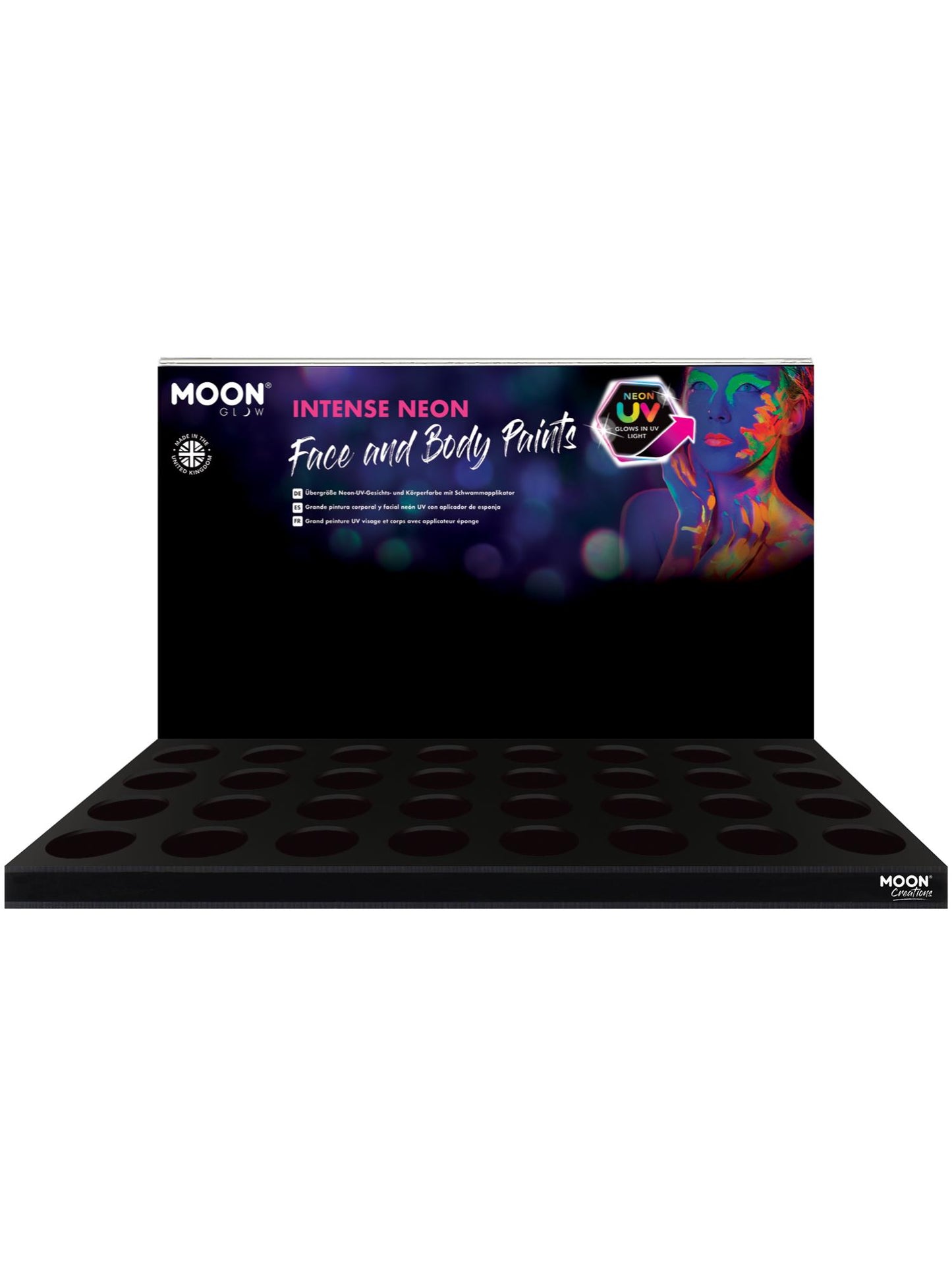Moon Glow Supersize Intense Neon UV Face Paint, Wholesale