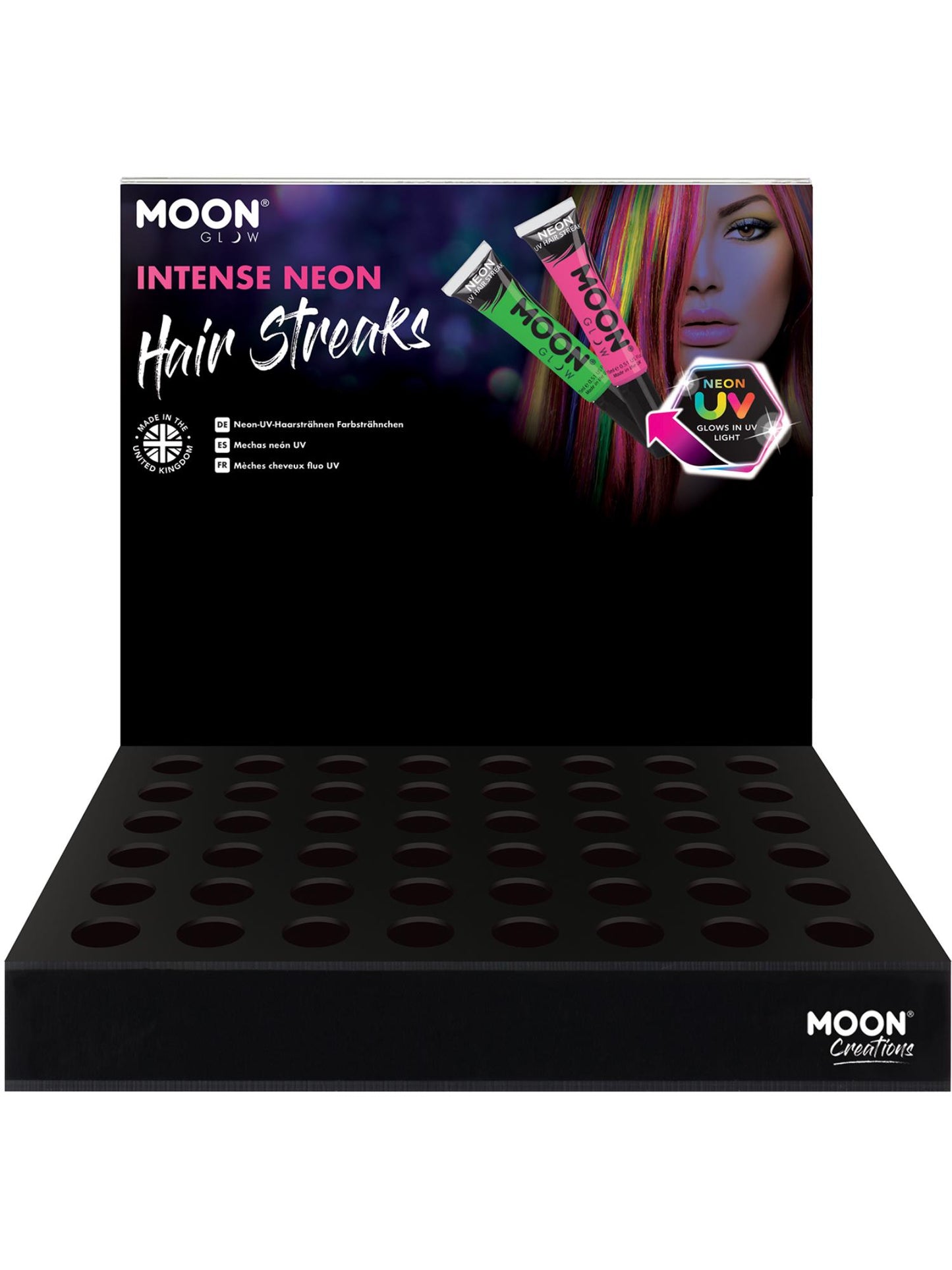 Moon Glow Intense Neon UV Hair Streaks, Wholesale