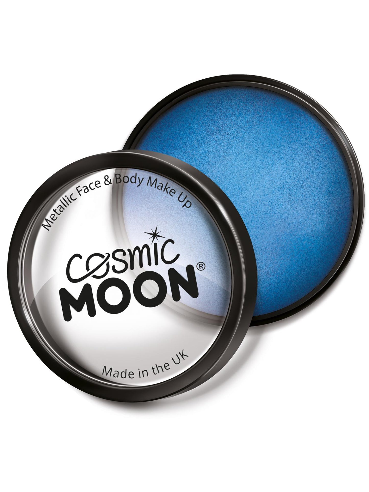Cosmic Moon Metallic Pro Face Paint Cake Pots, Blu Wholesale