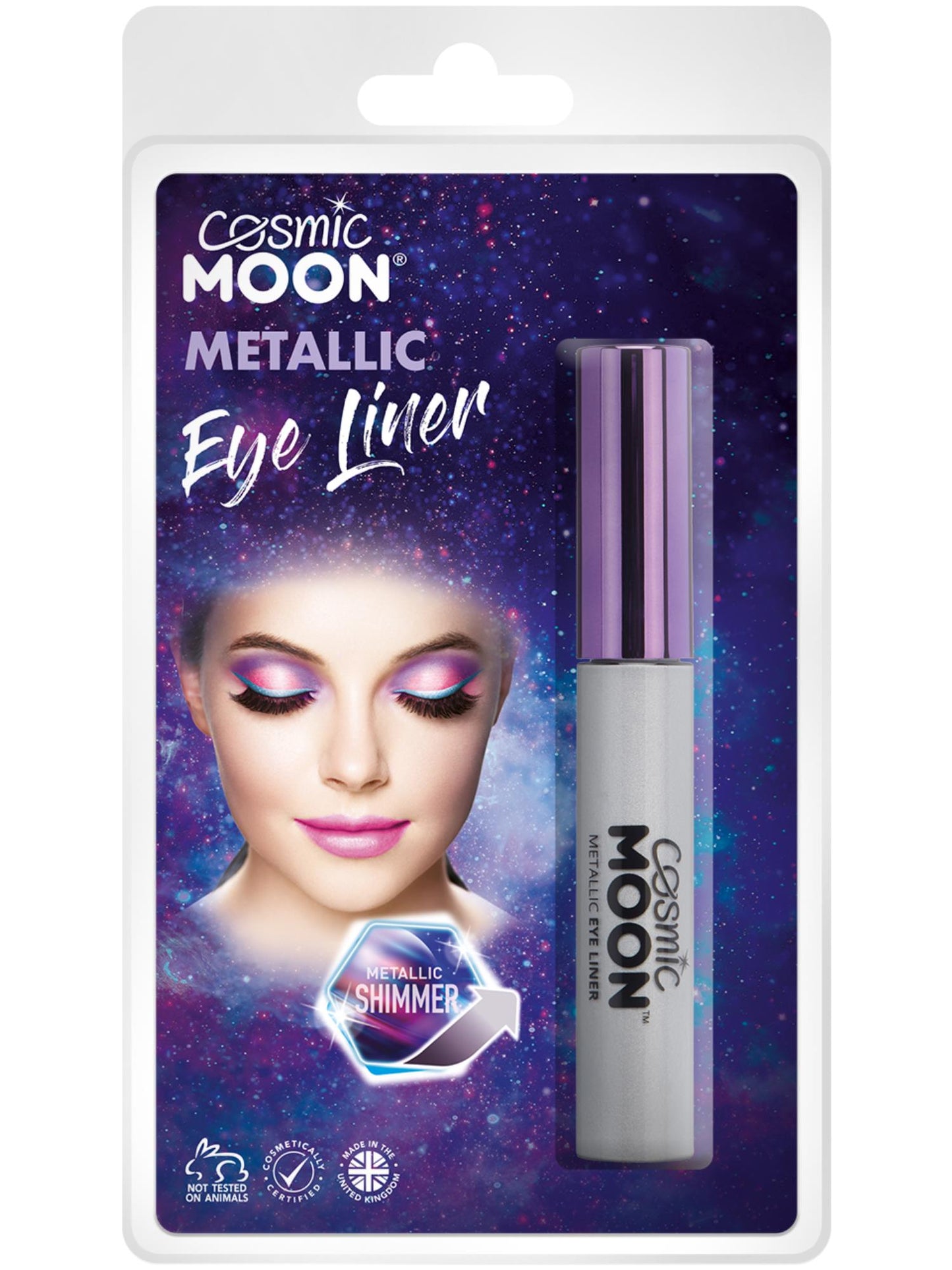 Cosmic Moon Metallic Eye Liner, Silver Wholesale