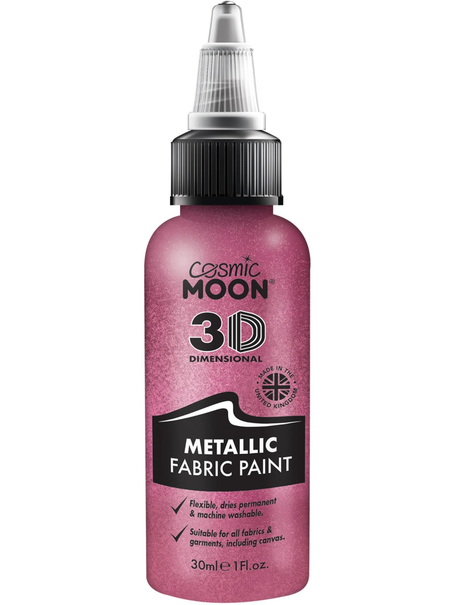 Cosmic Moon Metallic Fabric Paint, Pink Wholesale