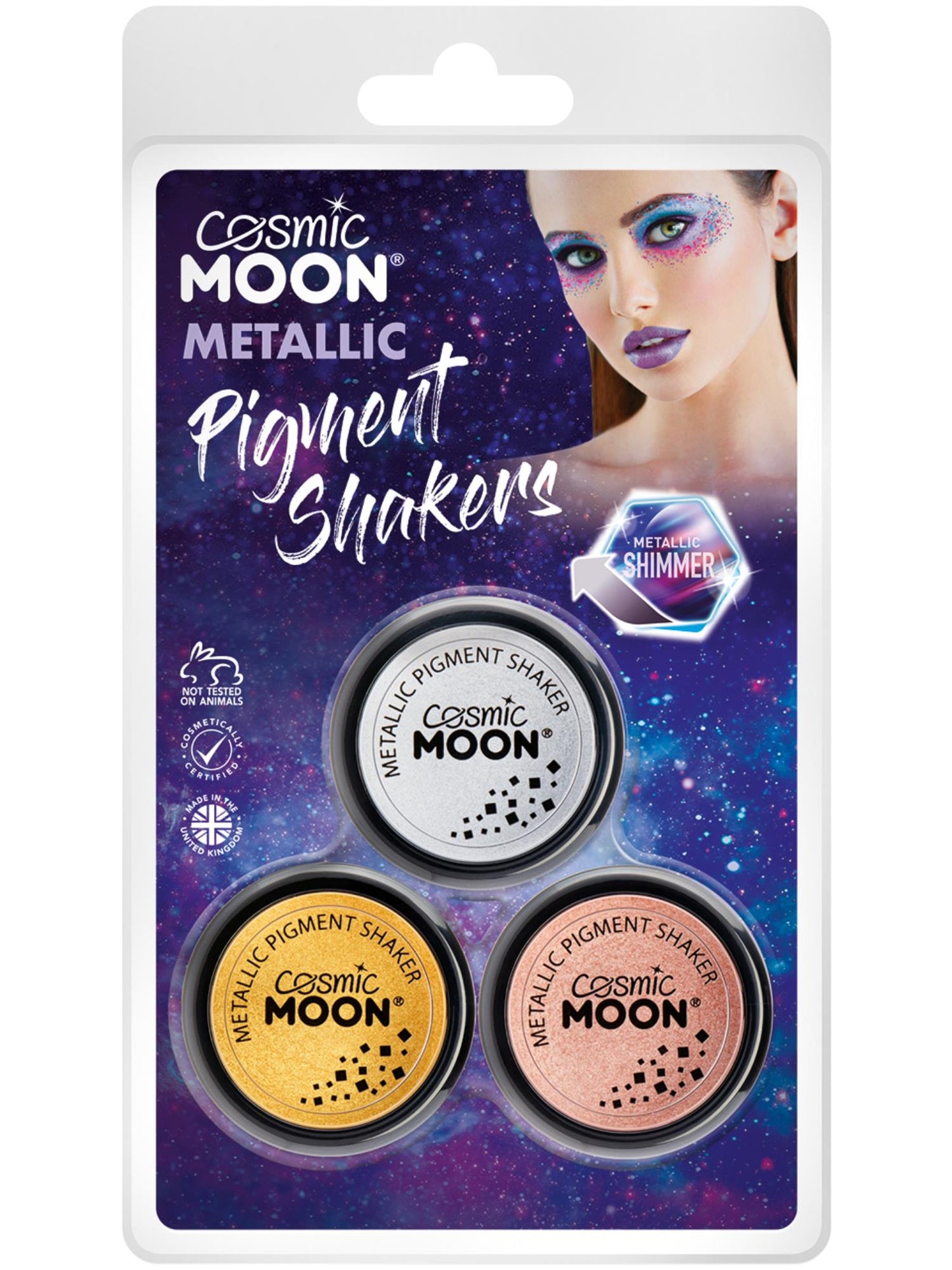Cosmic Moon Metallic Pigment Shaker, Wholesale
